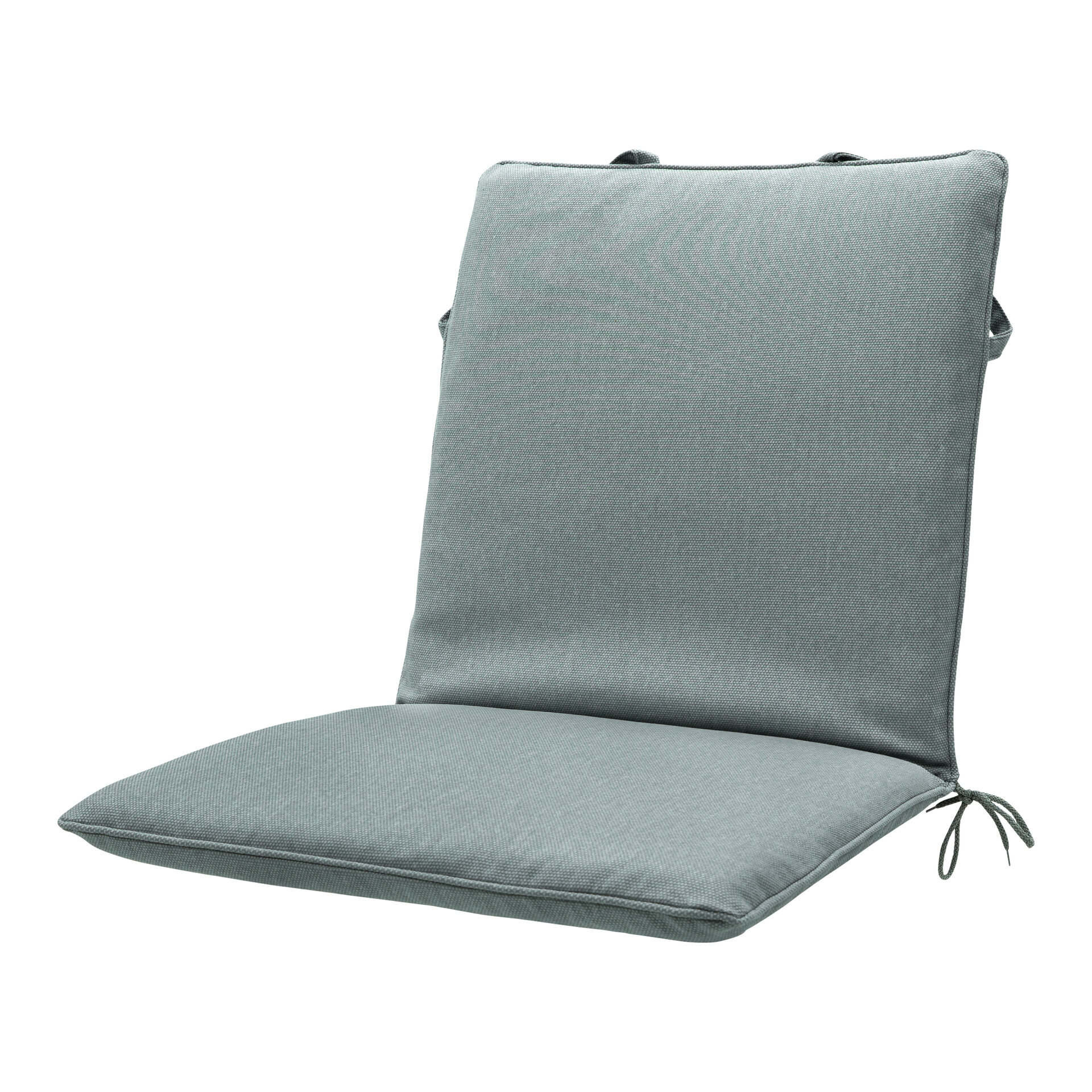 Stapelstoel kussen ca.97x49cm Silver canvas eco+ 2 stuks