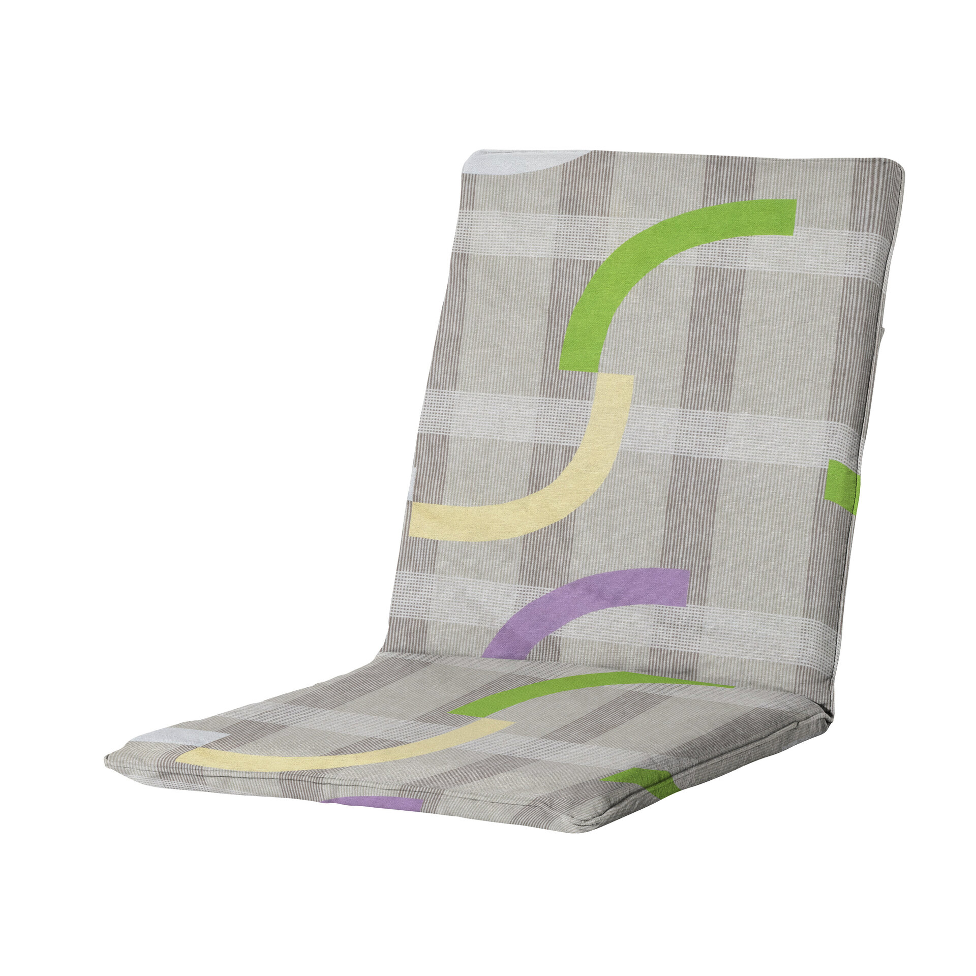 Stapelstoel kussen ca.97x49cm Tess purple 2 stuks