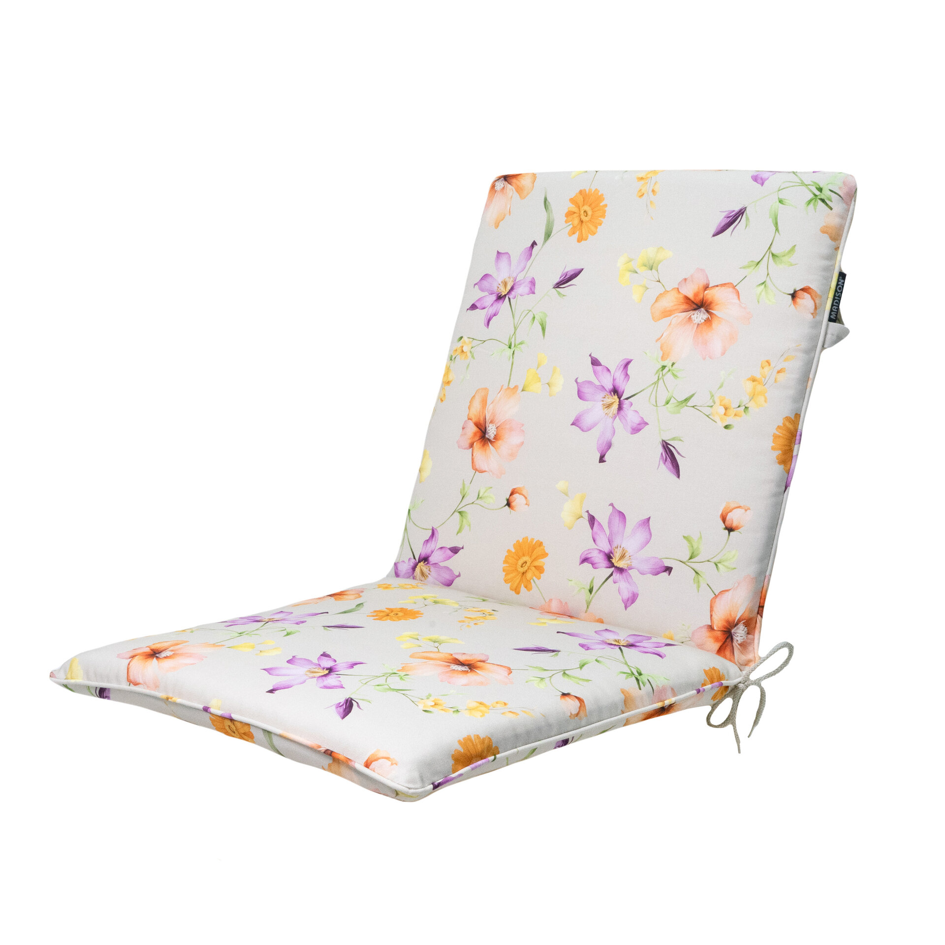 Stapelstoel kussen ca.97x49cm Florina purple 2 stuks