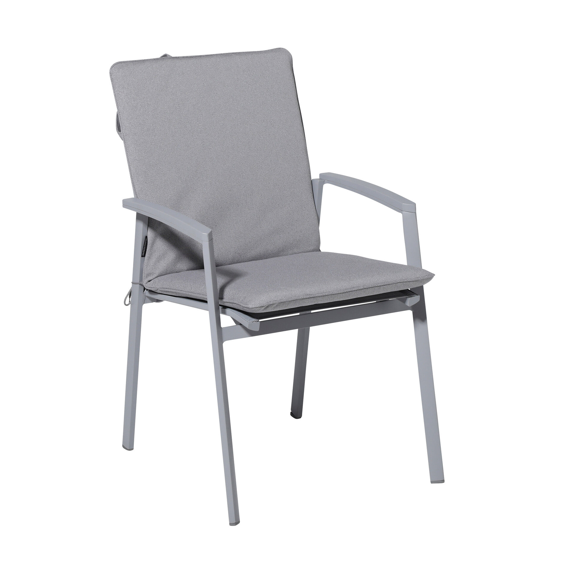 Stapelstoel kussen ca.97x49cm Outdoor Manchester light grey 2 stuks