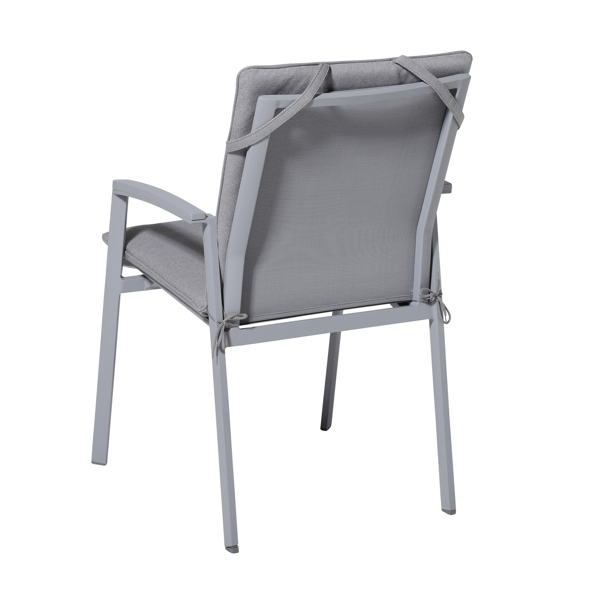 Stapelstoel kussen ca.97x49cm Outdoor Manchester light grey 2 stuks