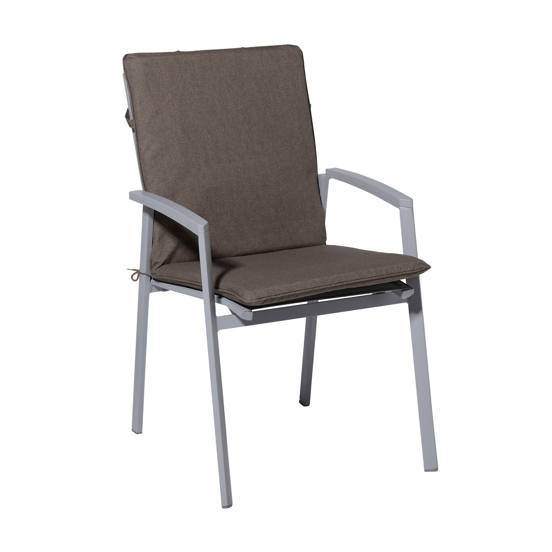 Stapelstoel kussen ca.97x49cm Outdoor Oxford taupe 2 stuks