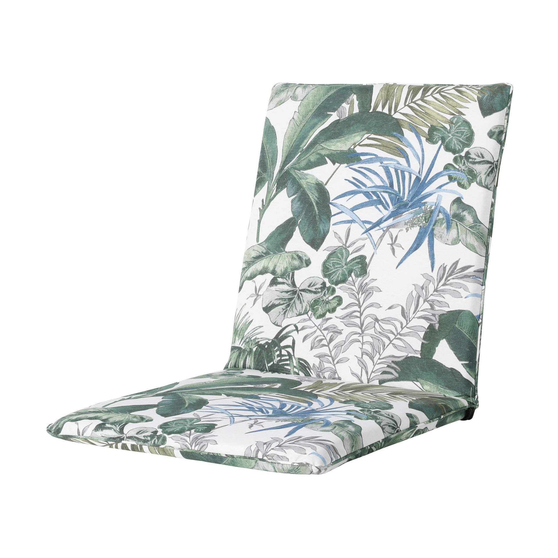 Stapelstoel kussen ca.97x49cm Outdoor bliss blue 2 stuks