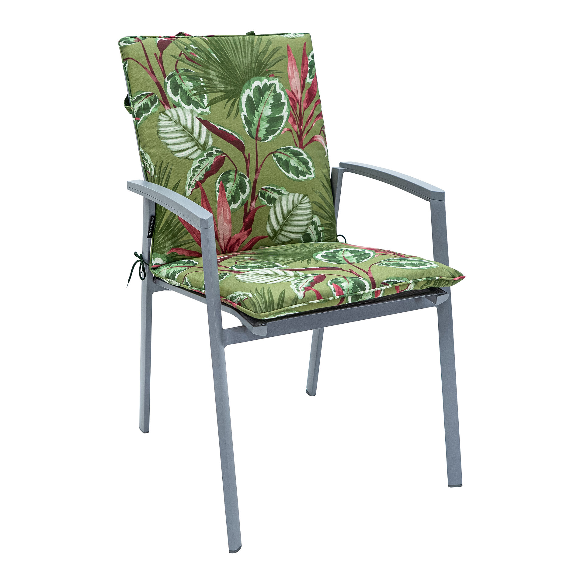 Stapelstoel kussen ca.97x49cm Outdoor+ Cala green 2 stuks