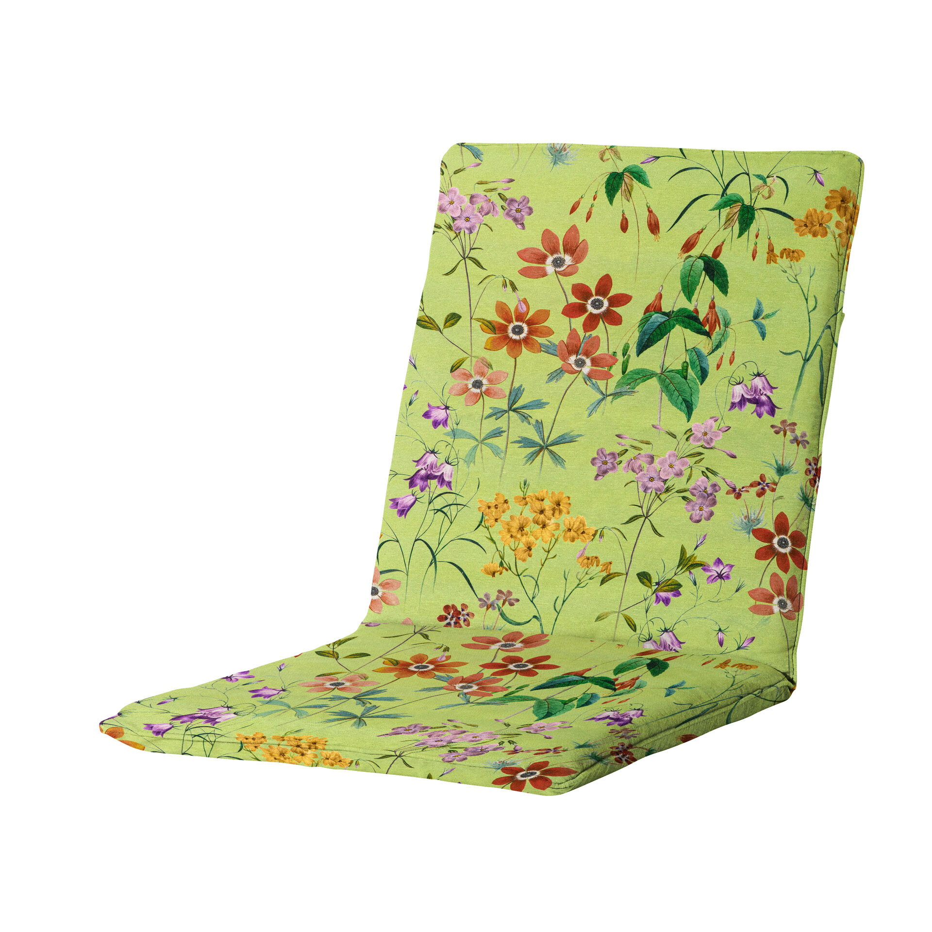 Stapelstoel kussen ca.97x49cm Outdoor+ Milly green 2 stuks