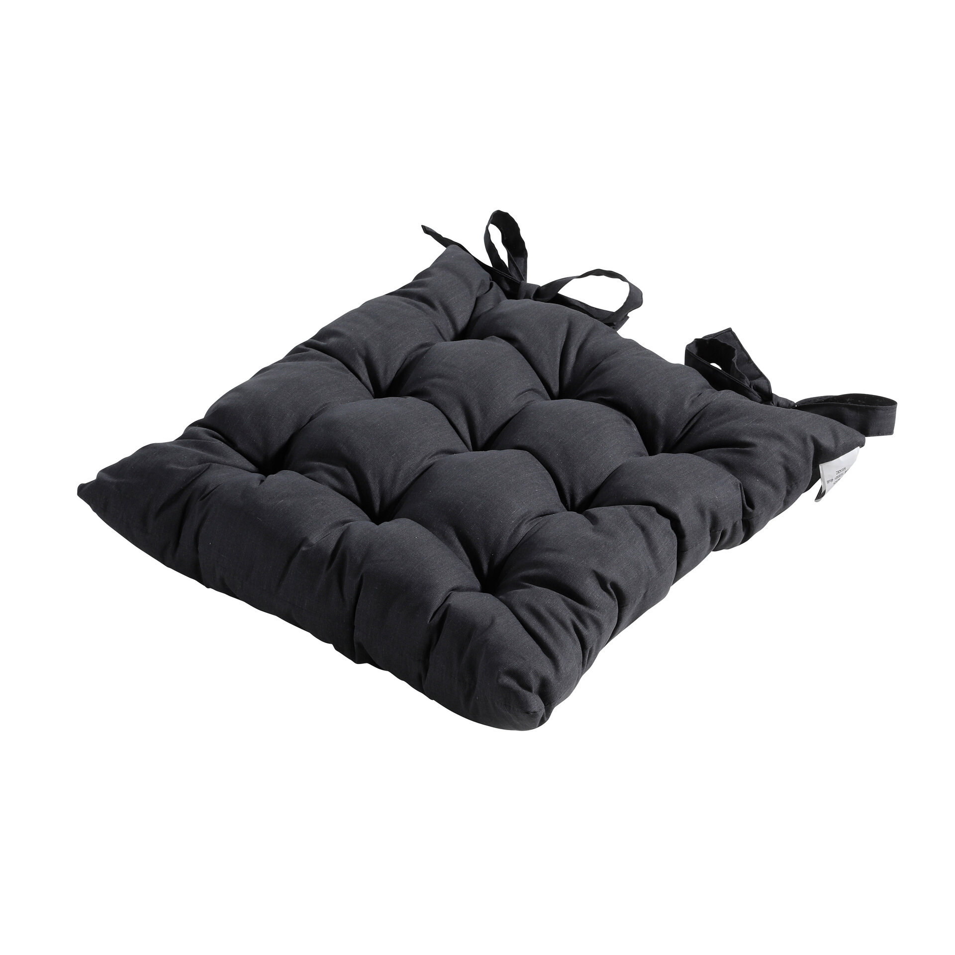 Toscane kussen ca.46x46cm Basic black 2 stuks