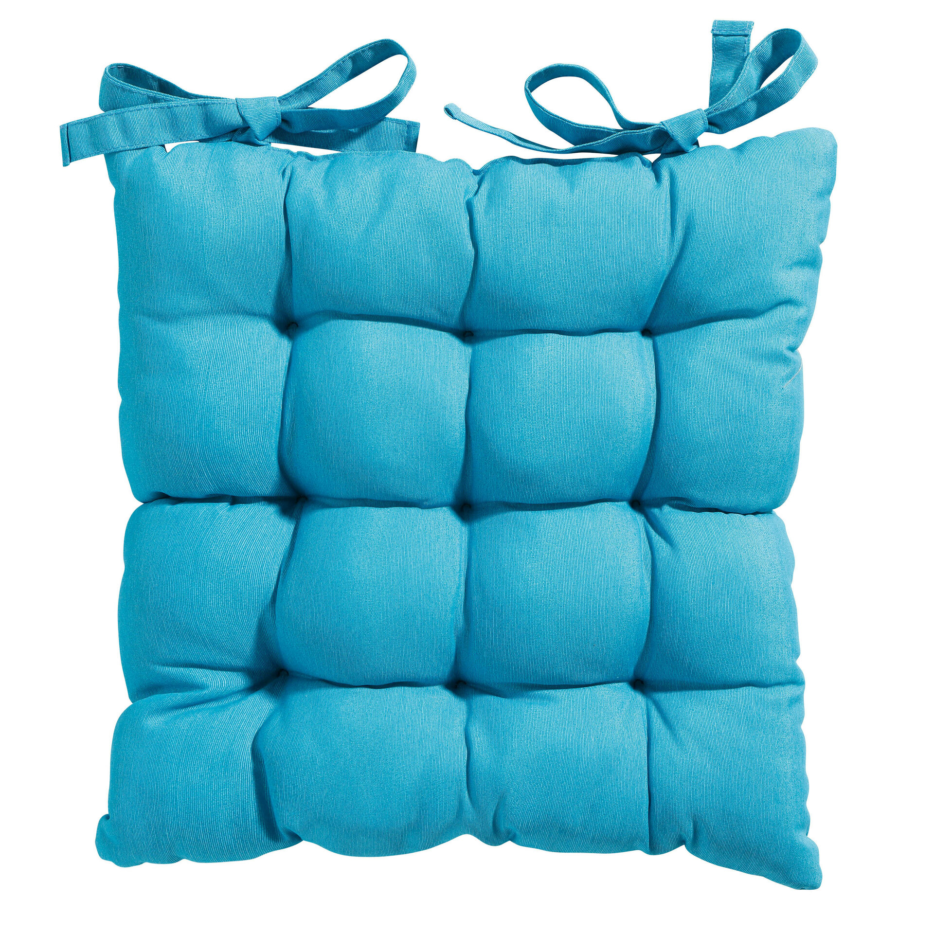 Toscane kussen ca.46x46cm Panama aqua 2 stuks