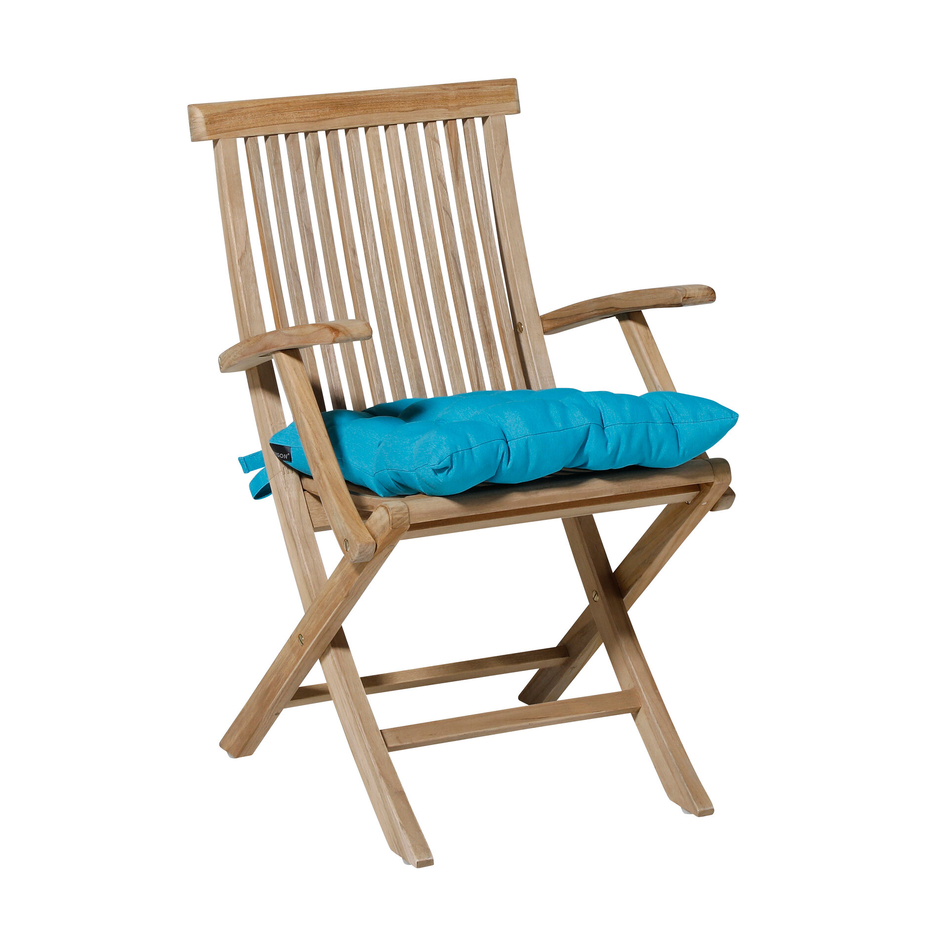 Toscane kussen ca.46x46cm Panama aqua 2 stuks