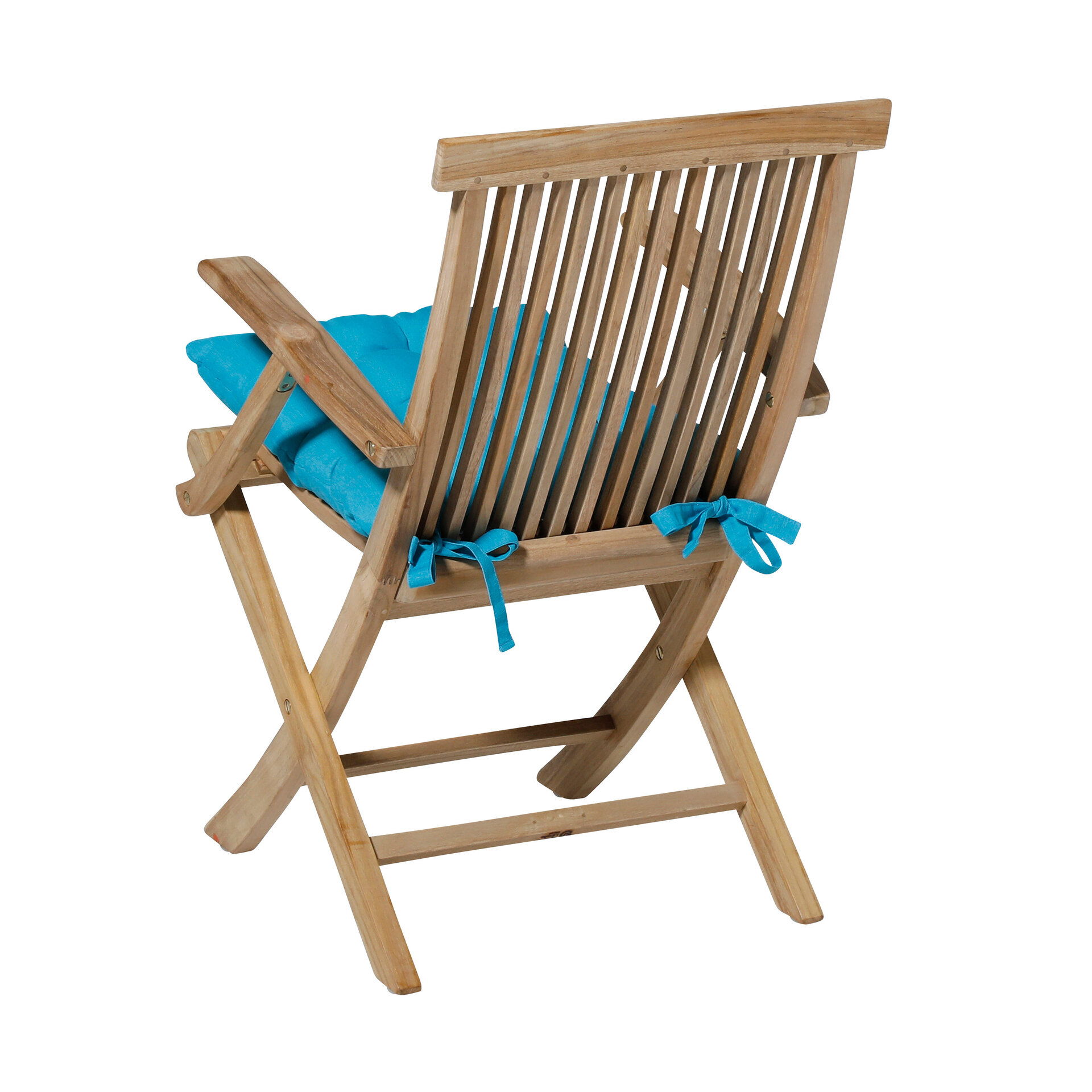 Toscane kussen ca.46x46cm Panama aqua 2 stuks