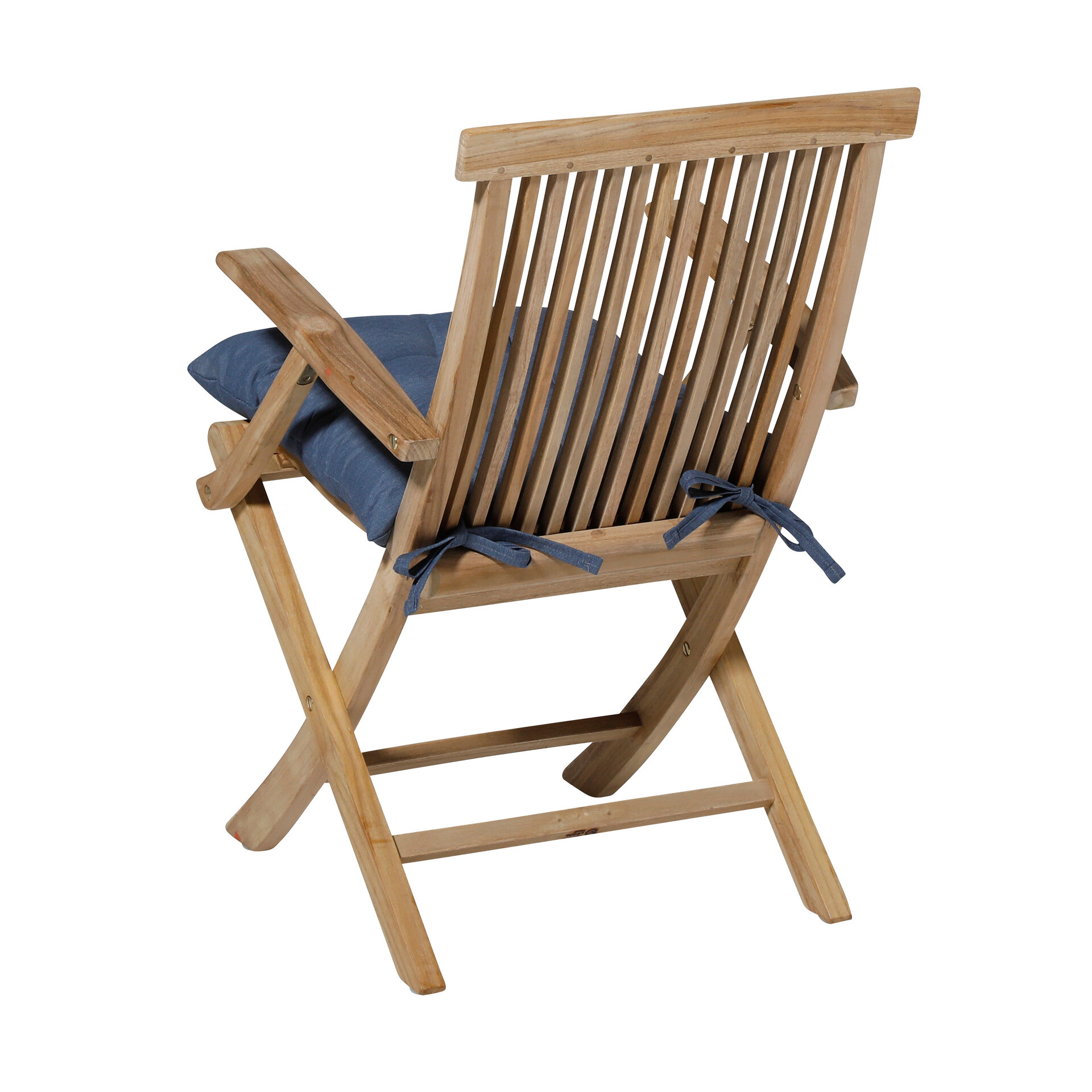Toscane kussen ca.46x46cm Panama safier blue 2 stuks
