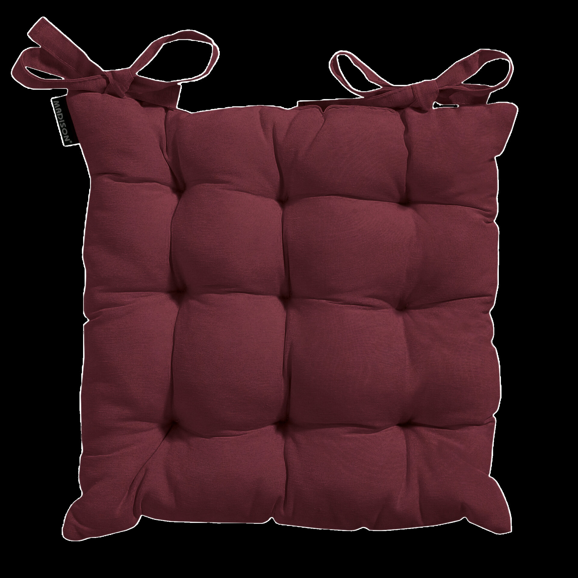 Toscane kussen ca.46x46cm Panama bordeaux 2 stuks