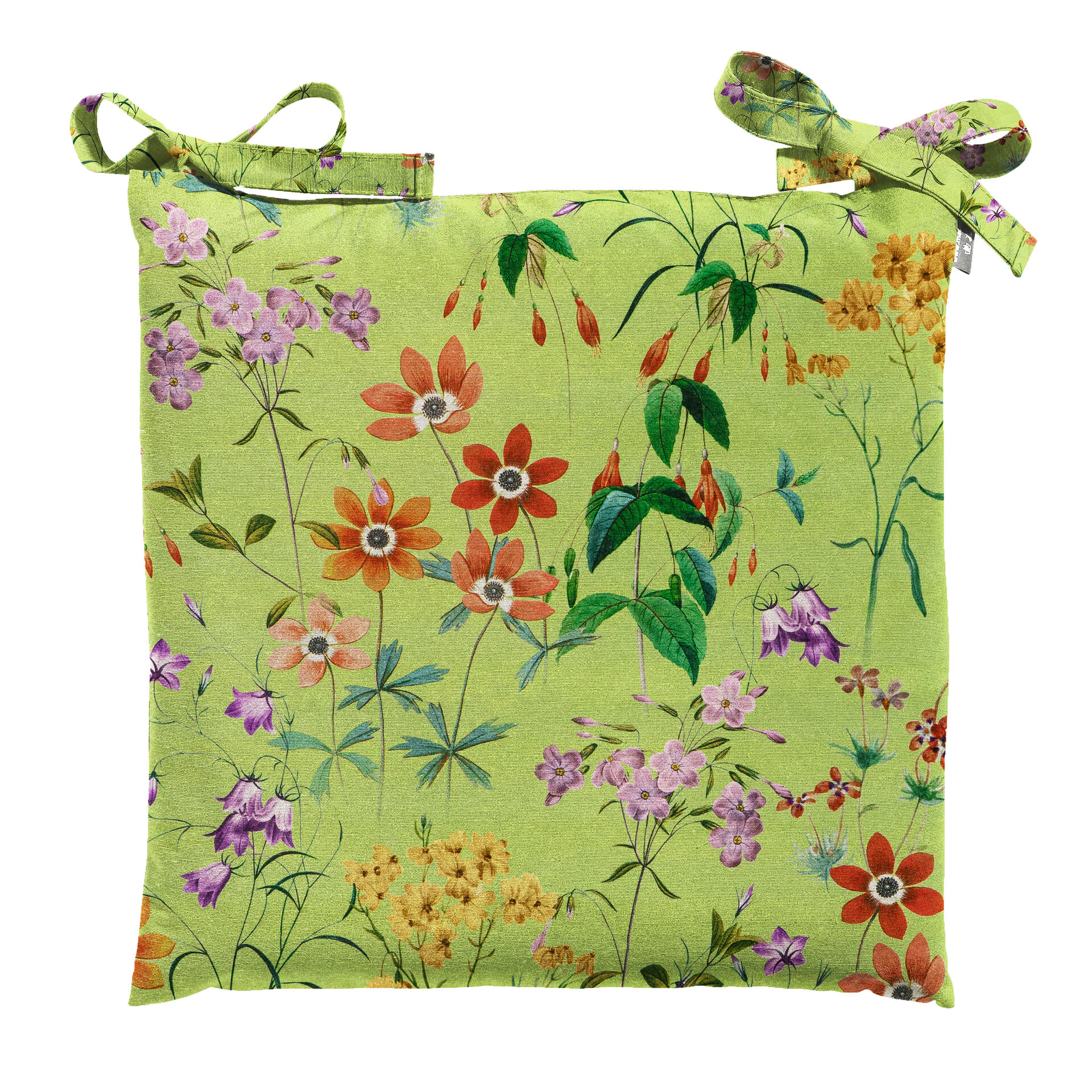 Toscane kussen ca.46x46cm Outdoor+ Milly green 2 stuks