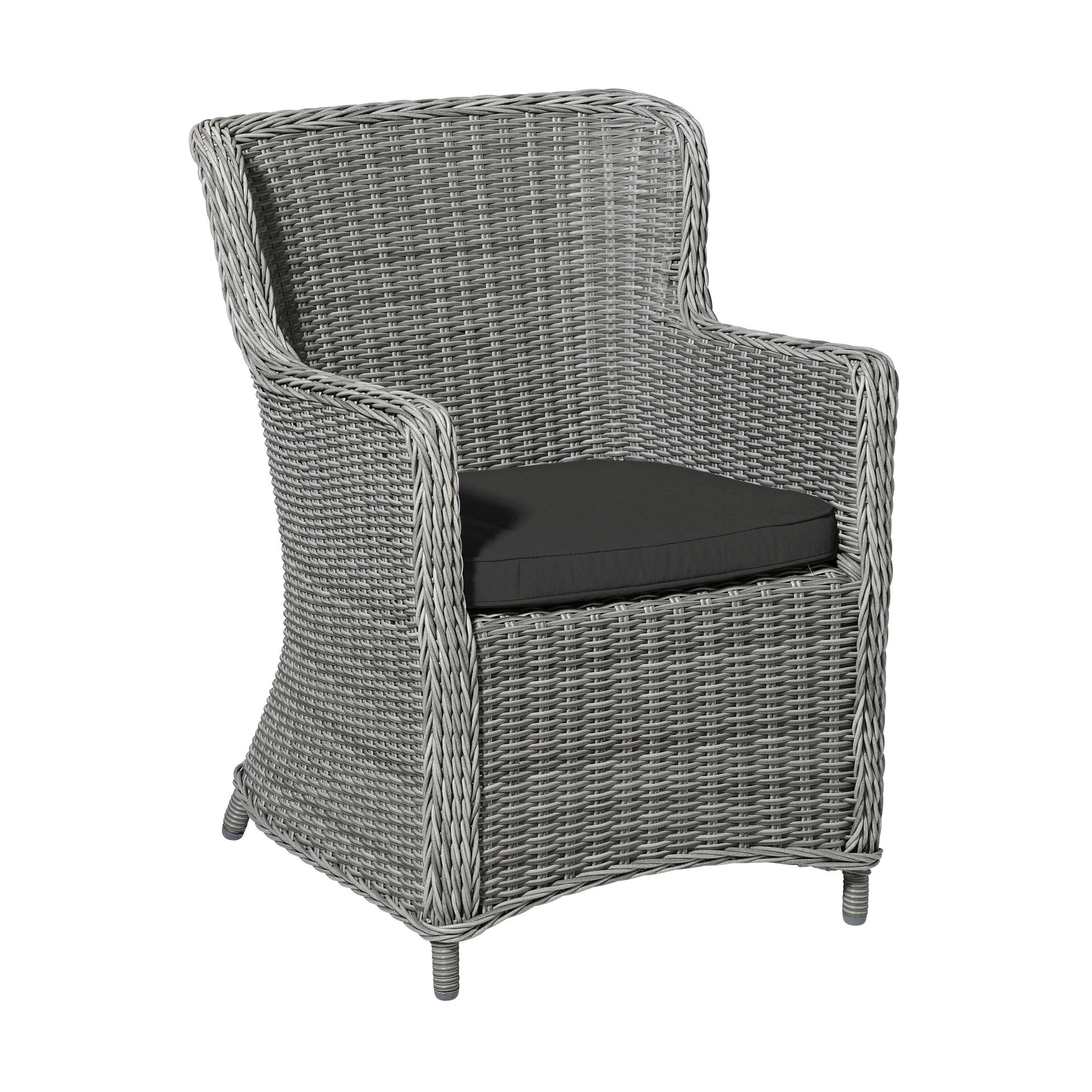 Wicker universeel ca.48x48cm Grey canvas eco+ 2 stuks