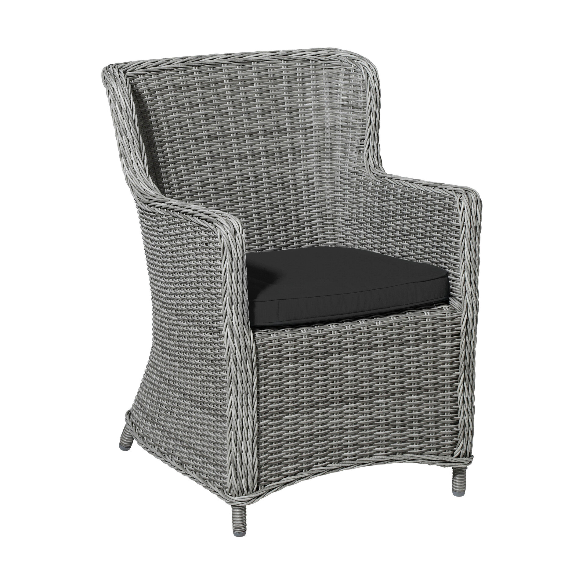 Wicker universeel ca.48x48cm Black canvas eco+ 2 stuks
