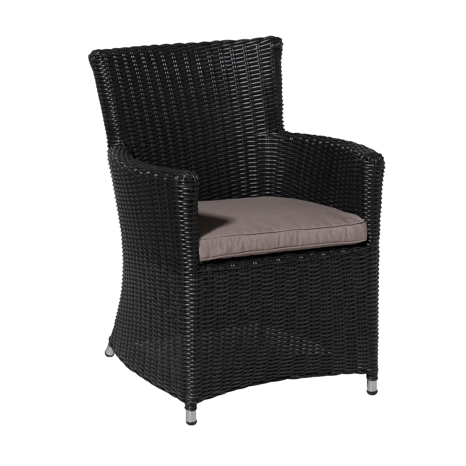 Wicker york ca.48x48cm Panama taupe 2 stuks