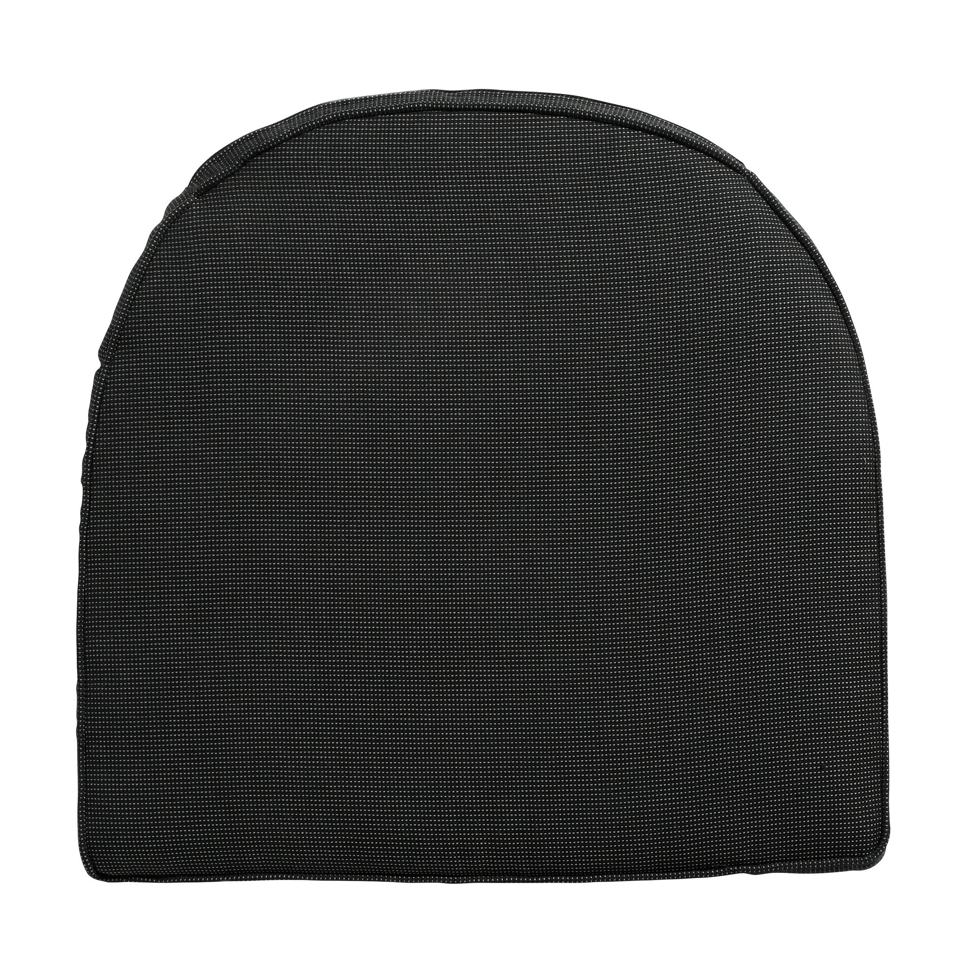 Wicker york ca.48x48cm Rib black 2 stuks