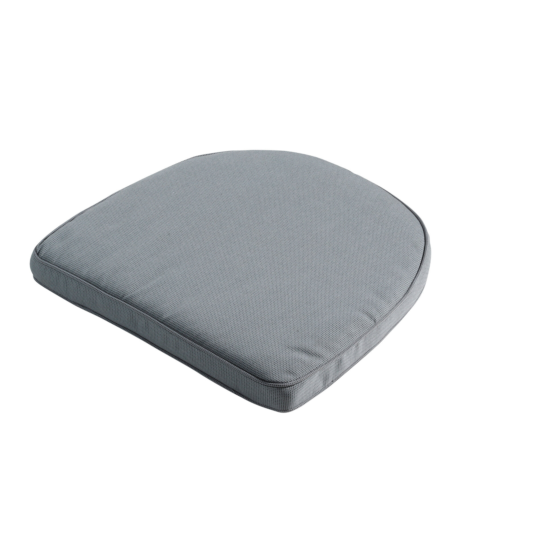Wicker york ca.48x48cm Rib grey 2 stuks