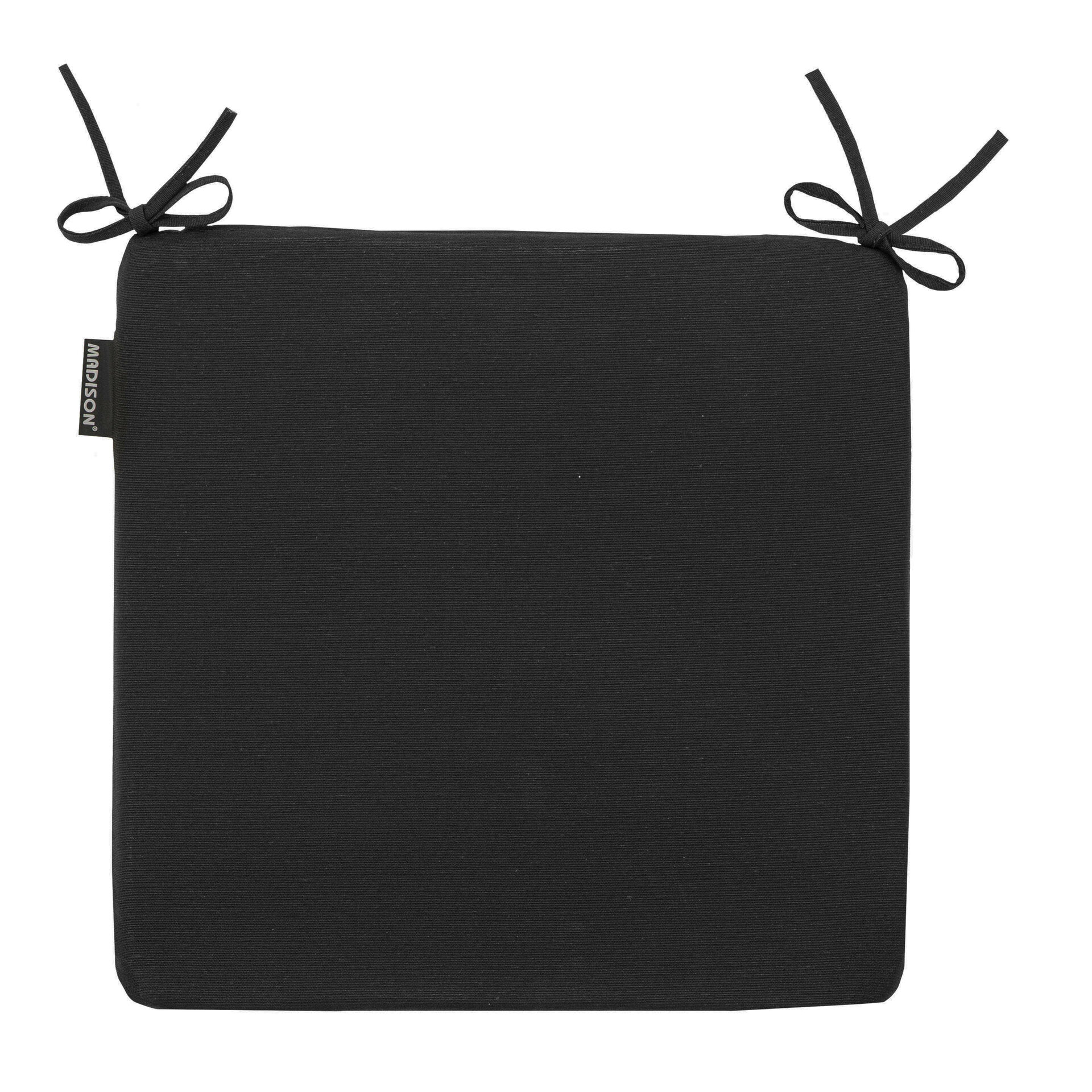 Zitje universeel rits ca.40x40cm Panama black 2 stuks