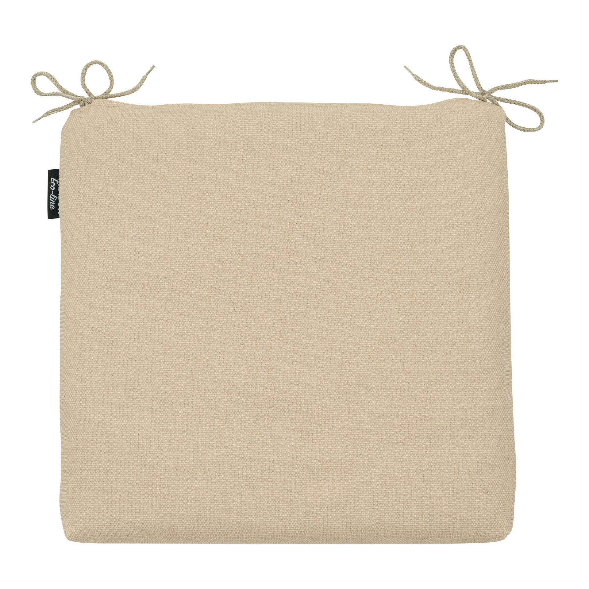 Zitje universeel rits ca.40x40cm Beige canvas eco+ 2 stuks