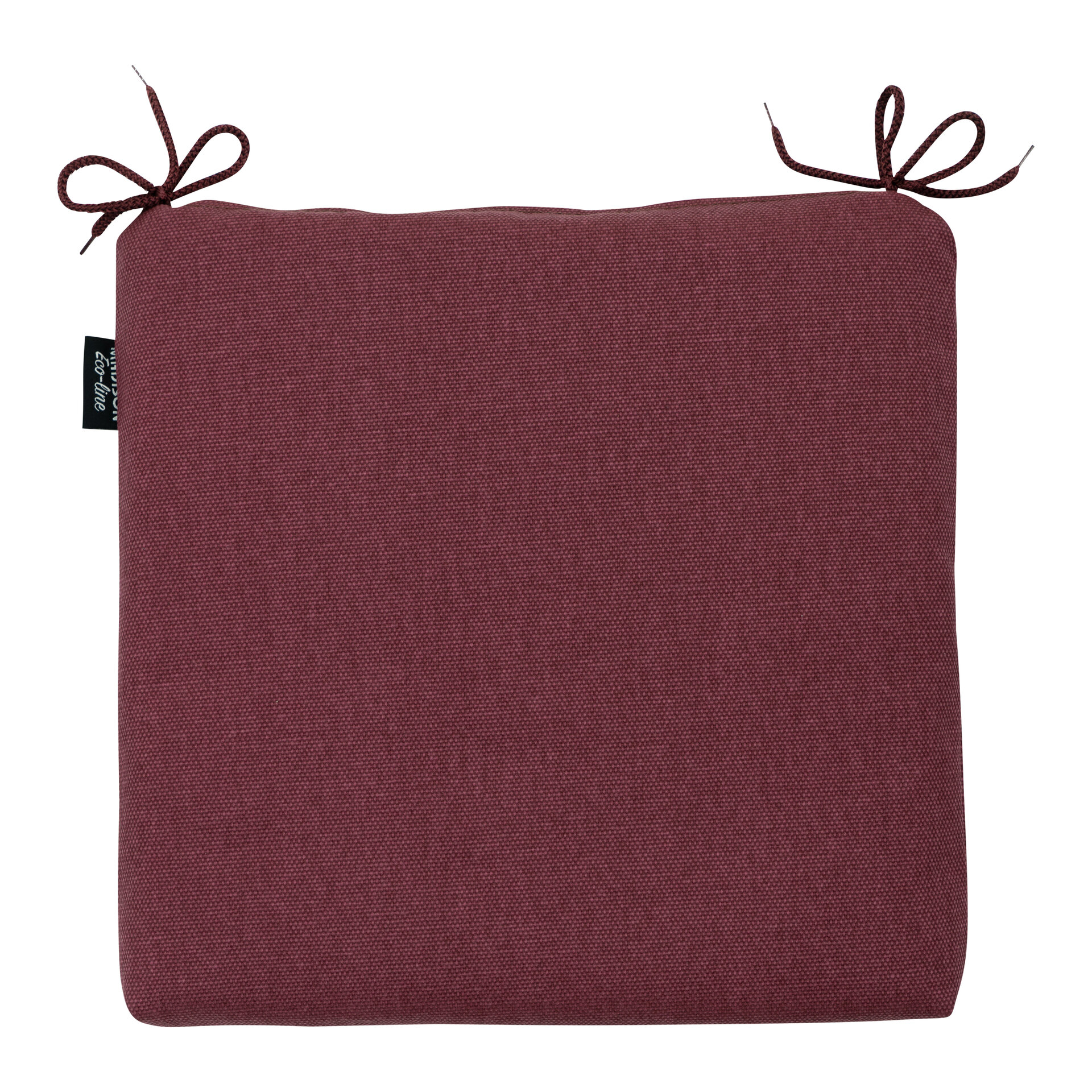 Zitje universeel rits ca.40x40cm Bordeaux canvas eco+ 2 stuks