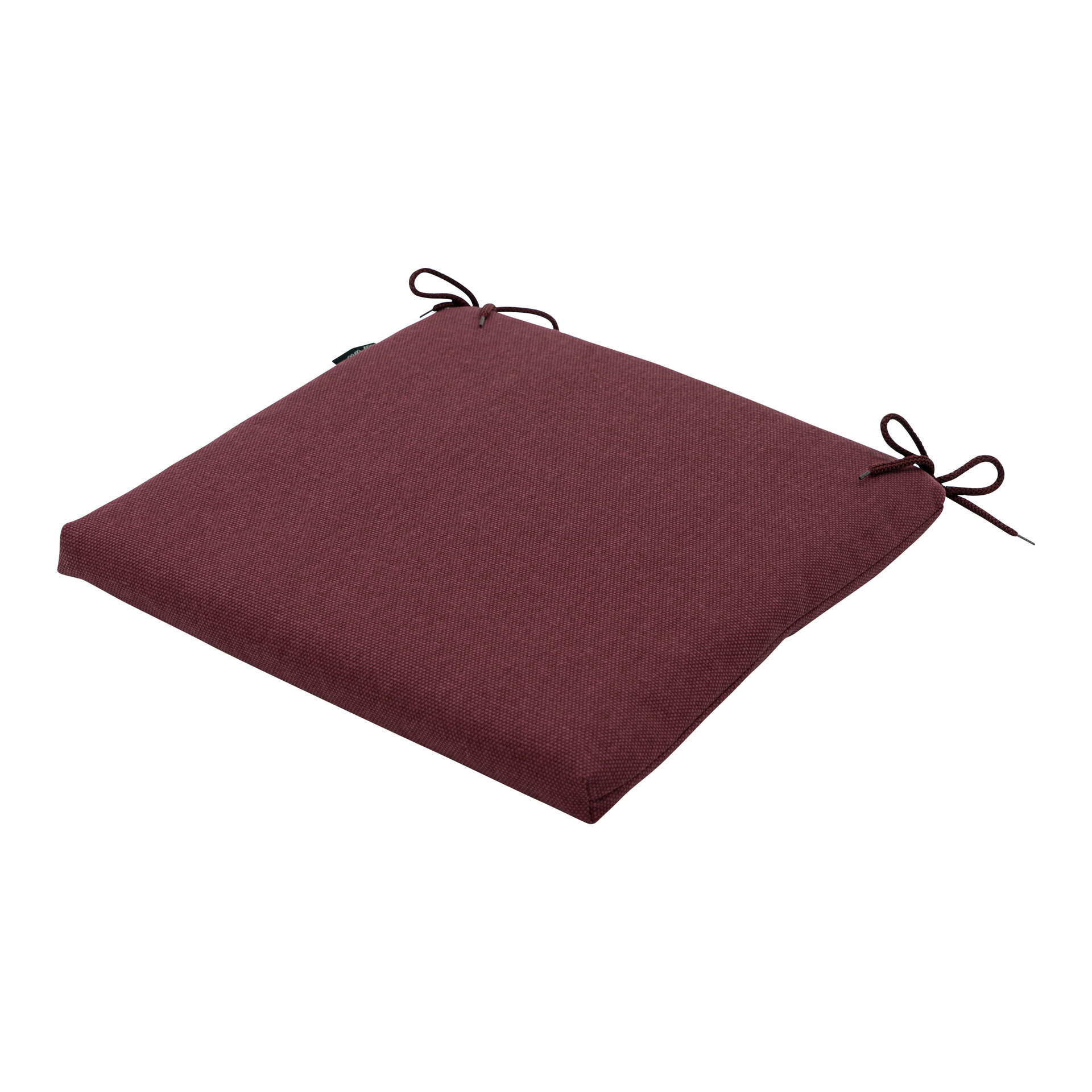 Zitje universeel rits ca.40x40cm Bordeaux canvas eco+ 2 stuks
