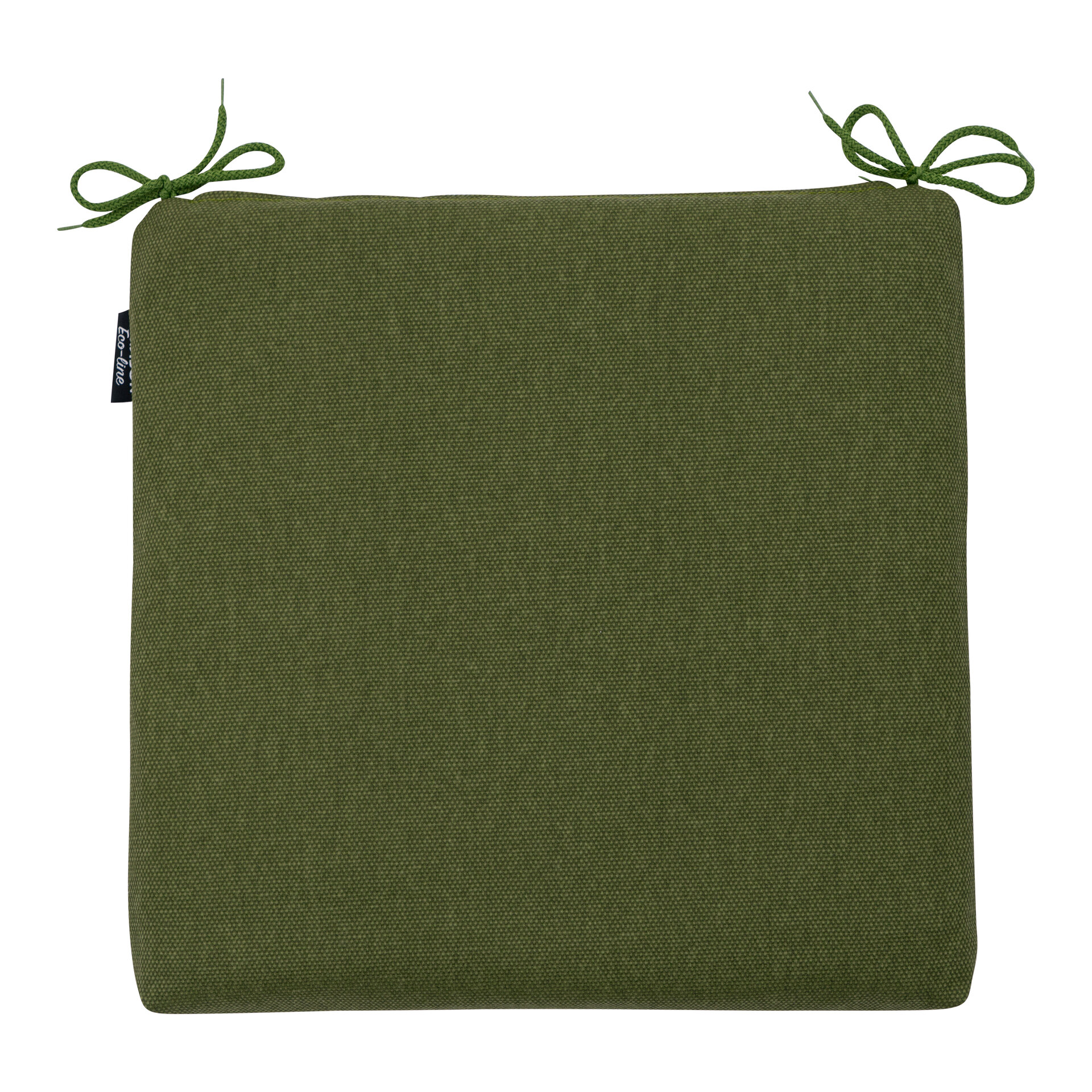 Zitje universeel rits ca.40x40cm Moss green canvas eco+ 2 stuks