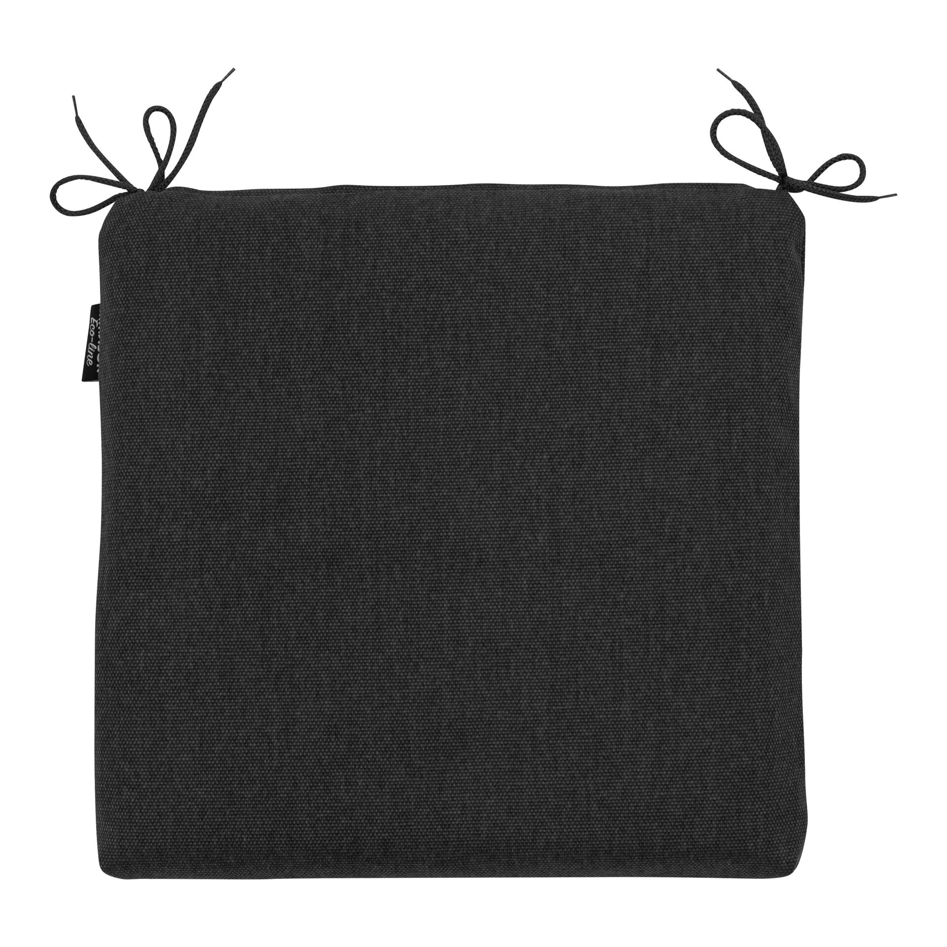 Zitje universeel rits ca.40x40cm Black canvas eco+ 2 stuks