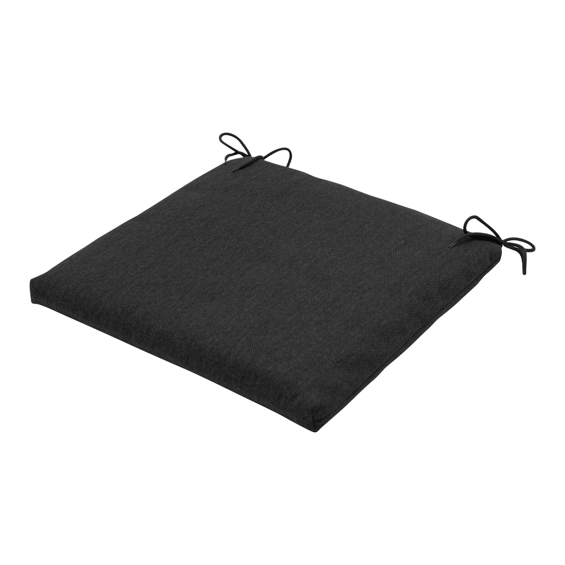 Zitje universeel rits ca.40x40cm Black canvas eco+ 2 stuks