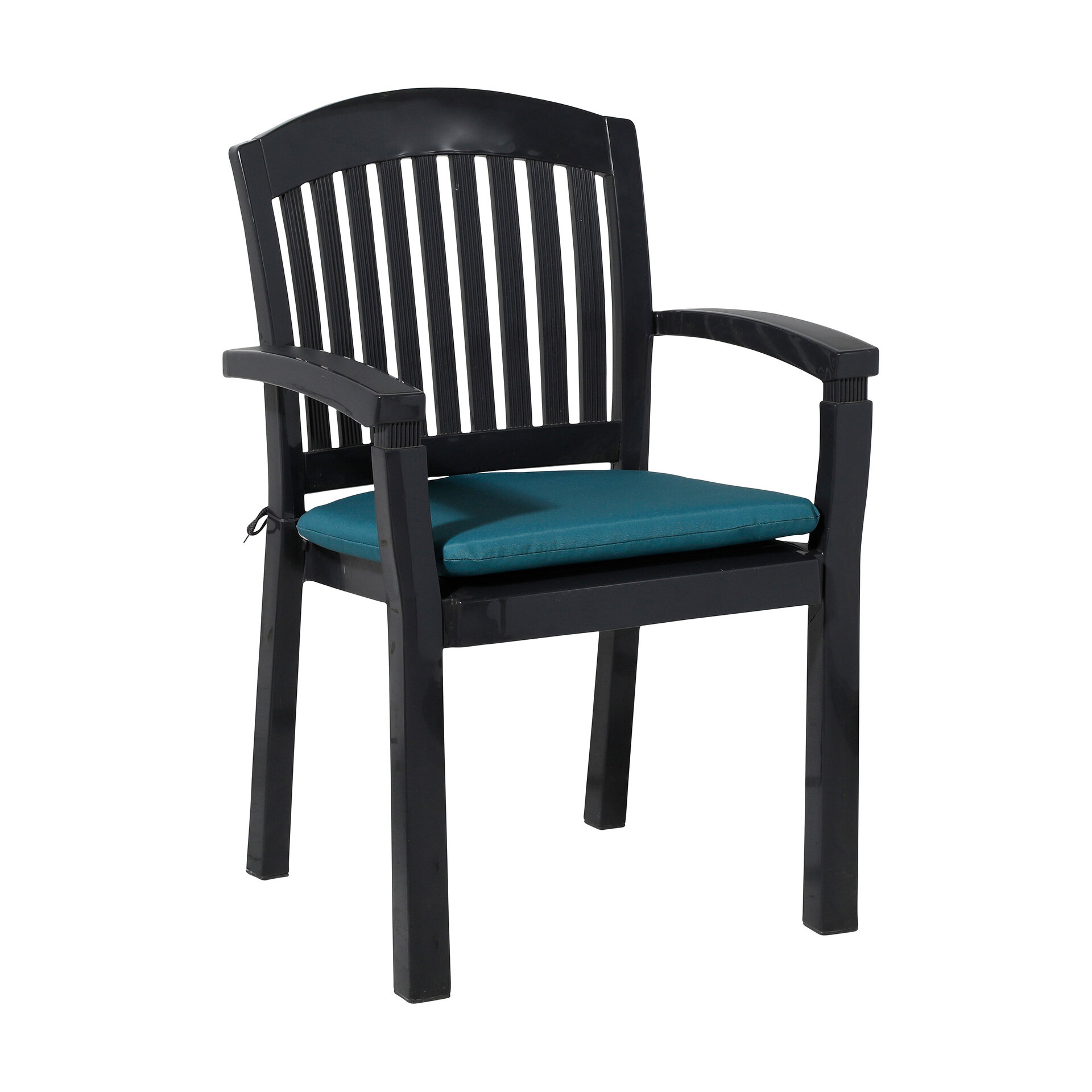Zitkussen ca.46x48cm Panama sea blue 2 stuks