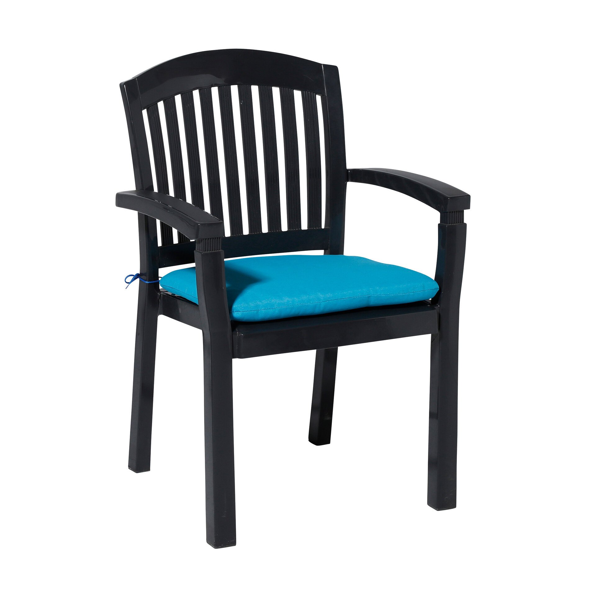 Zitkussen ca.46x48cm Panama aqua 2 stuks