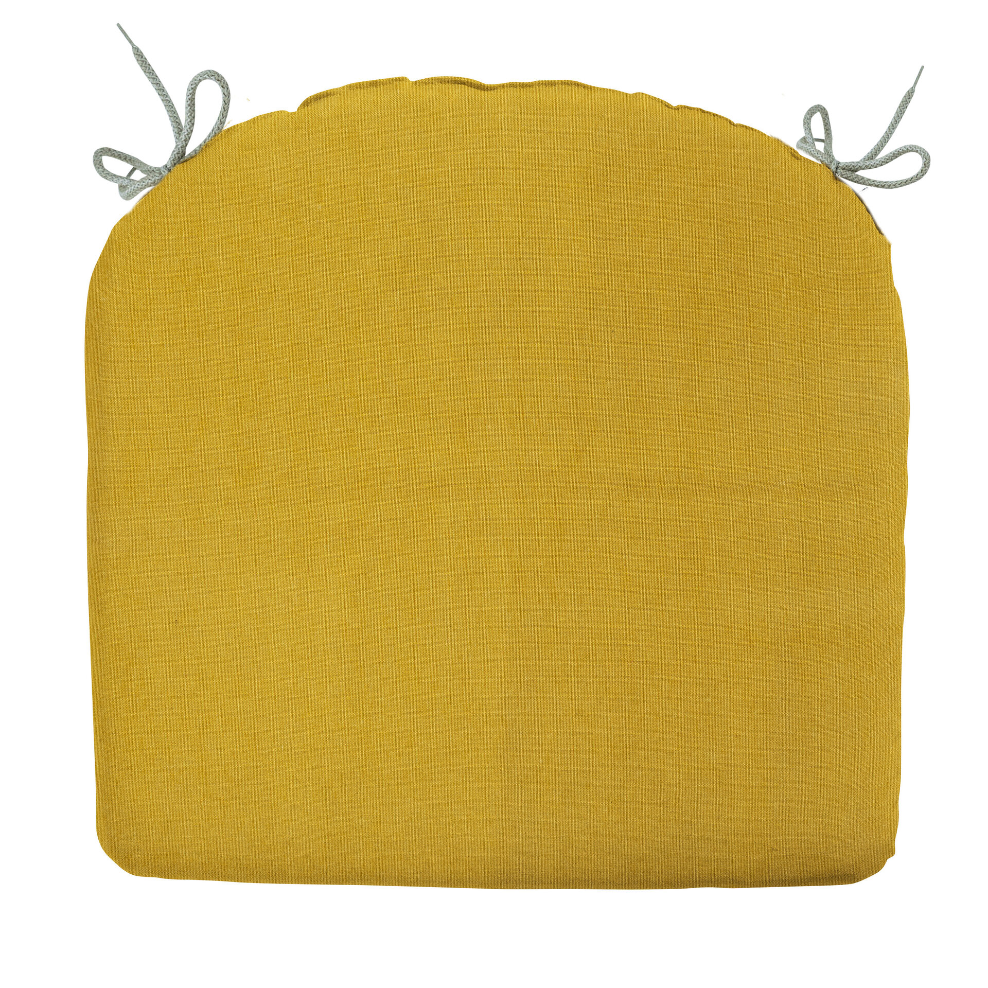 Zitkussen ca.46x48cm Panama mustard 2 stuks