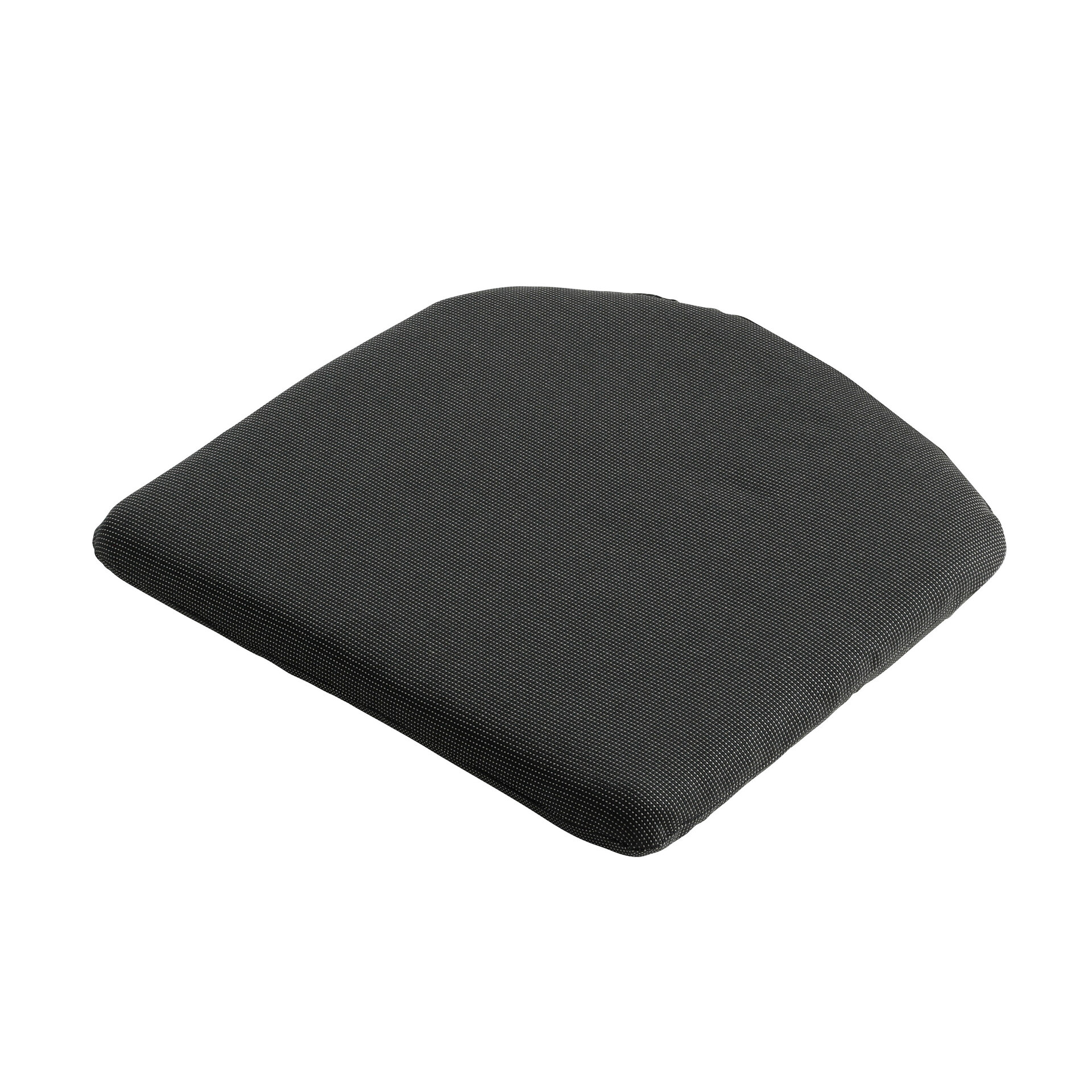 Zitkussen ca.46x48cm Rib black 2 stuks