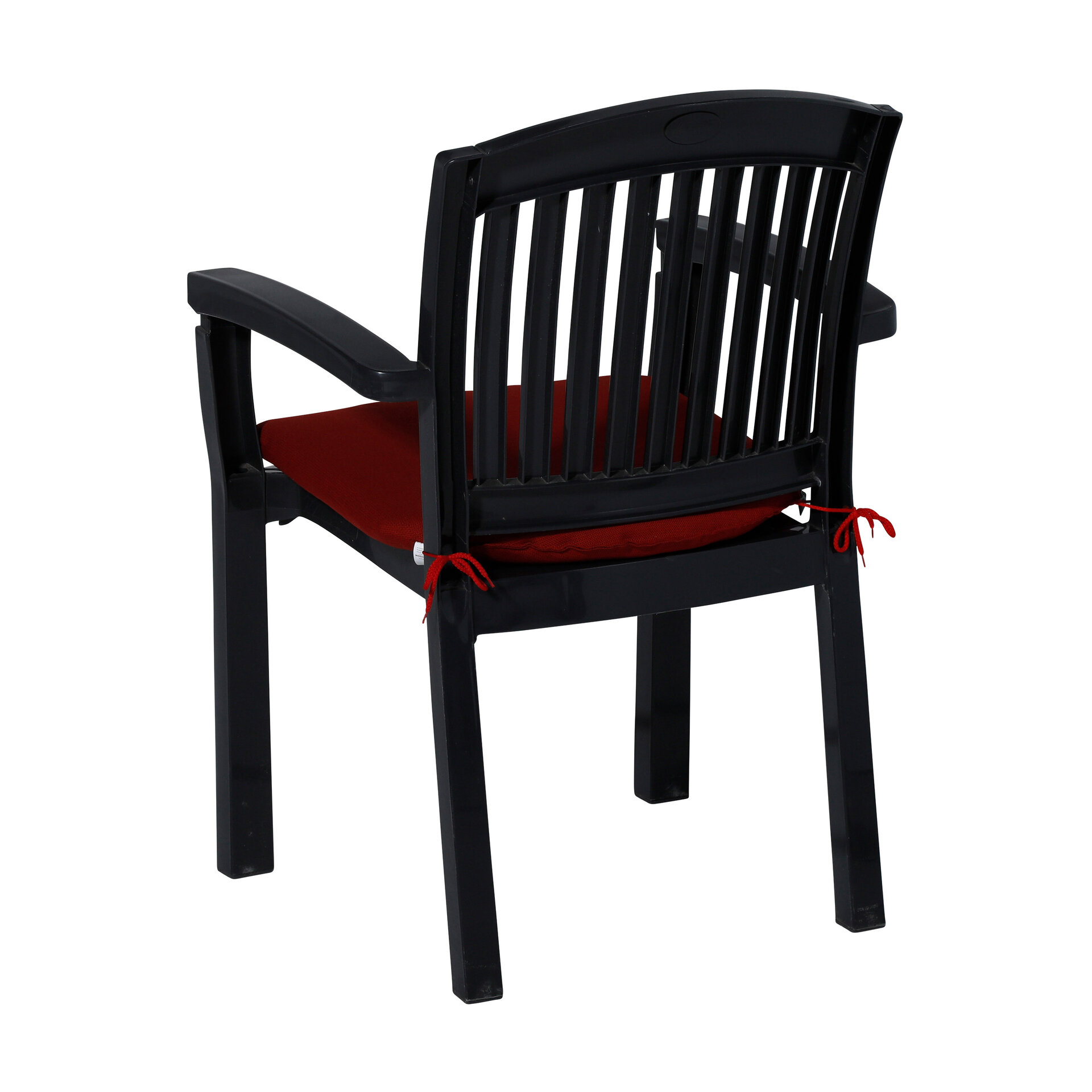 Zitkussen ca.46x48cm Rib red 2 stuks