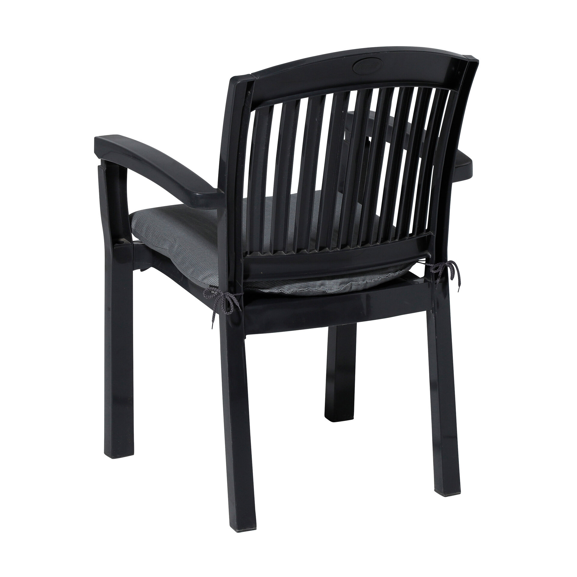 Zitkussen ca.46x48cm Rib grey 2 stuks
