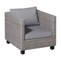 Madison Luxe Loungekussens (Outdoor Manchester Light Grey) 60x60 + 60x40cm | Extra dik