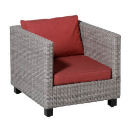 Madison Luxe Loungekussens (Outdoor Manchester Red) 60x60 + 60x40cm | Extra dik