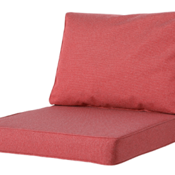 Madison Luxe Loungekussens (Outdoor Manchester Red) 73x73 + 73x40cm | Extra dik