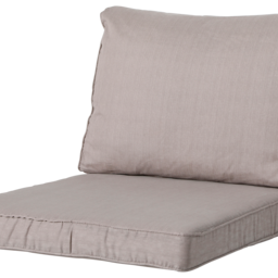 Luxe Loungekussens Basic Taupe | 73x73cm + 73x40cm