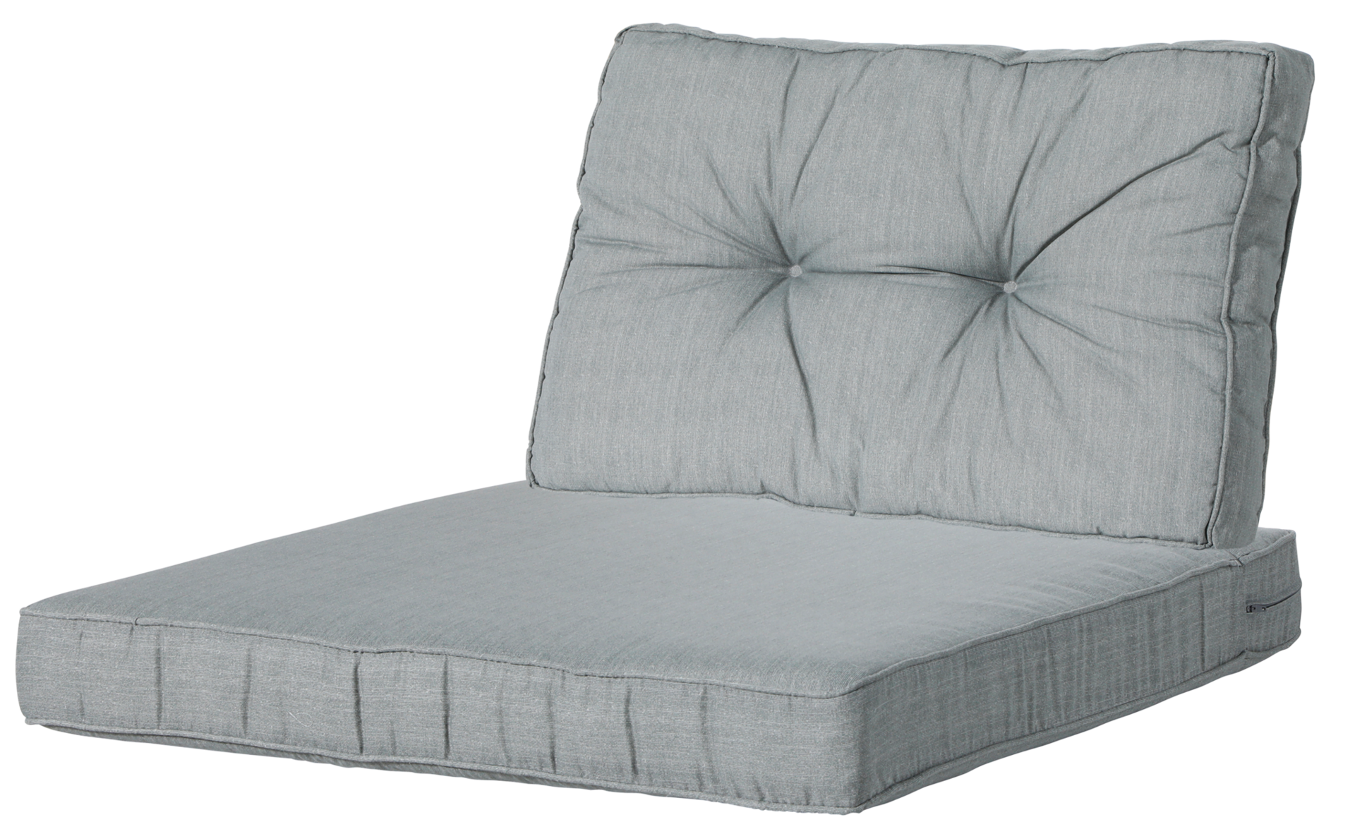 Loungekussen set Florance (Basic Grey) ca. 60x60cm + 60x43cm