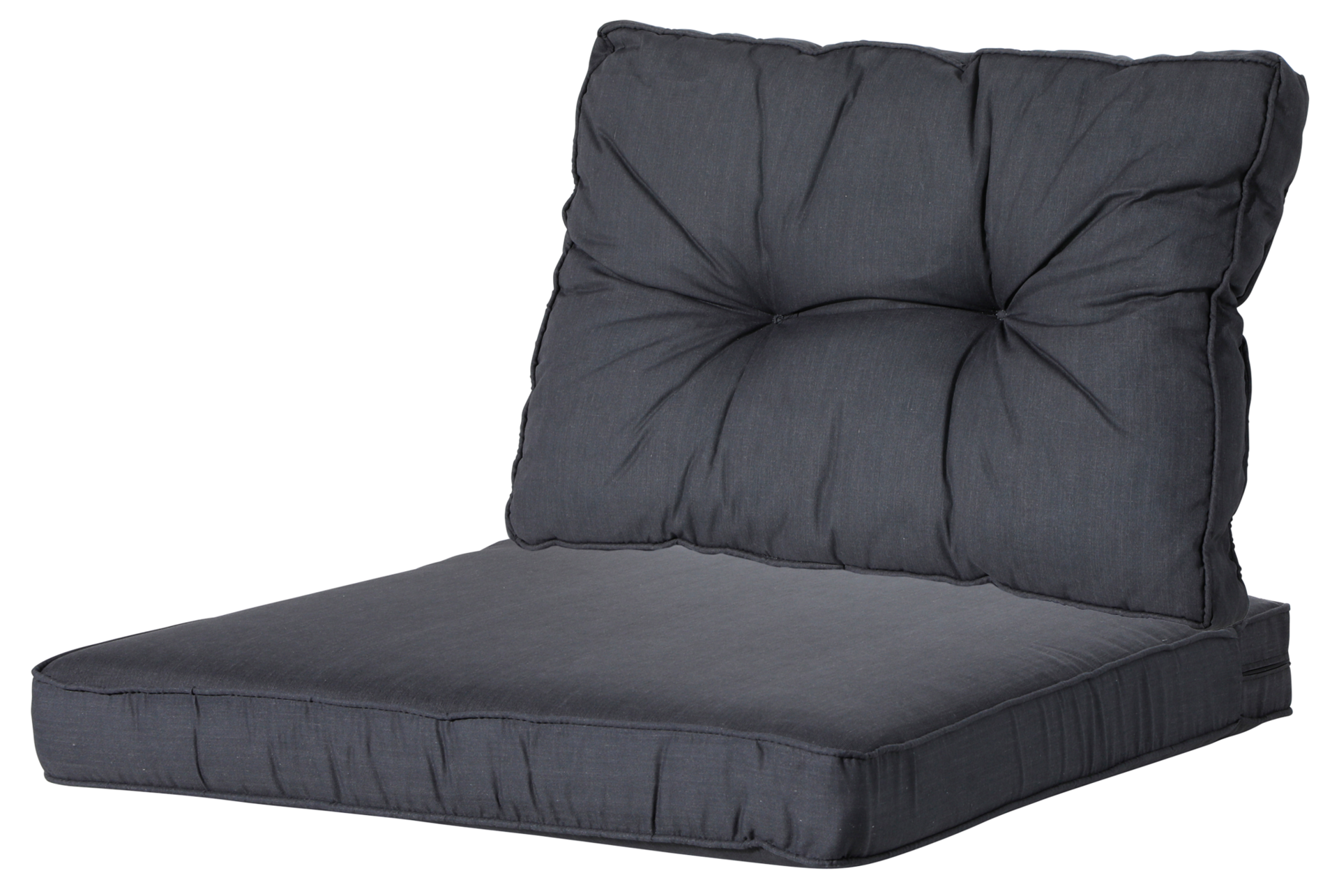 Loungekussen set Florance (Basic Black) ca. 60x60cm + 60x43cm