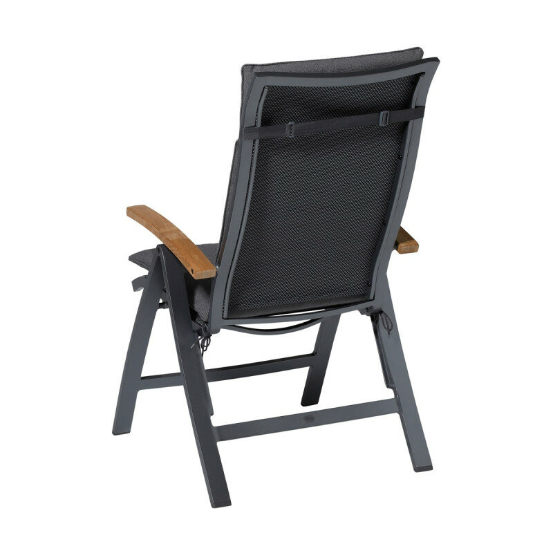 Kussen hoog universeel ca.120x50cm Outdoor Manchester grey 2 stuks