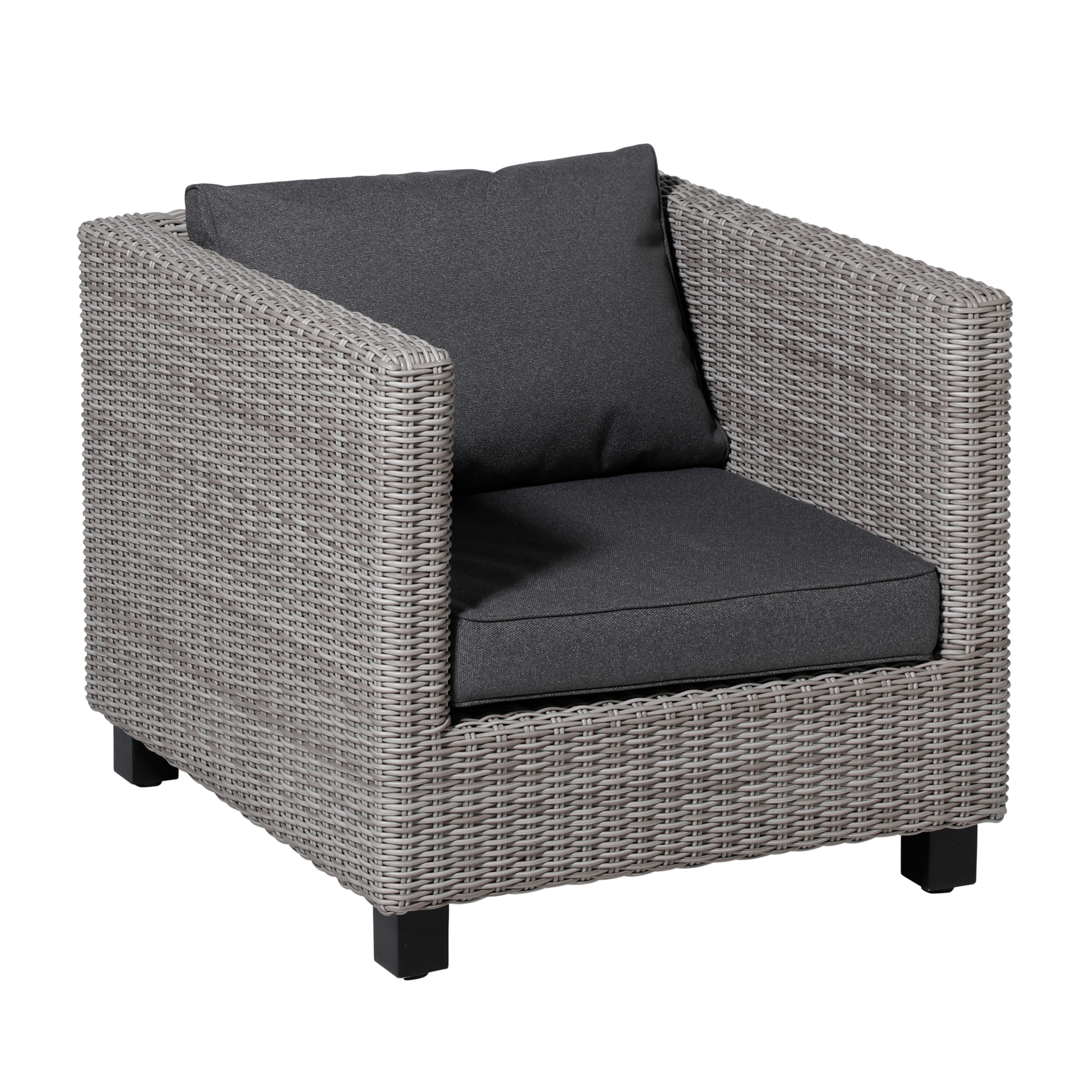 Lounge rugkussen ca.40x60cm Outdoor Manchester grey 2 stuks