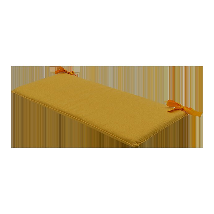 Bankkussen ca.(120)110x48cm Gold canvas eco+