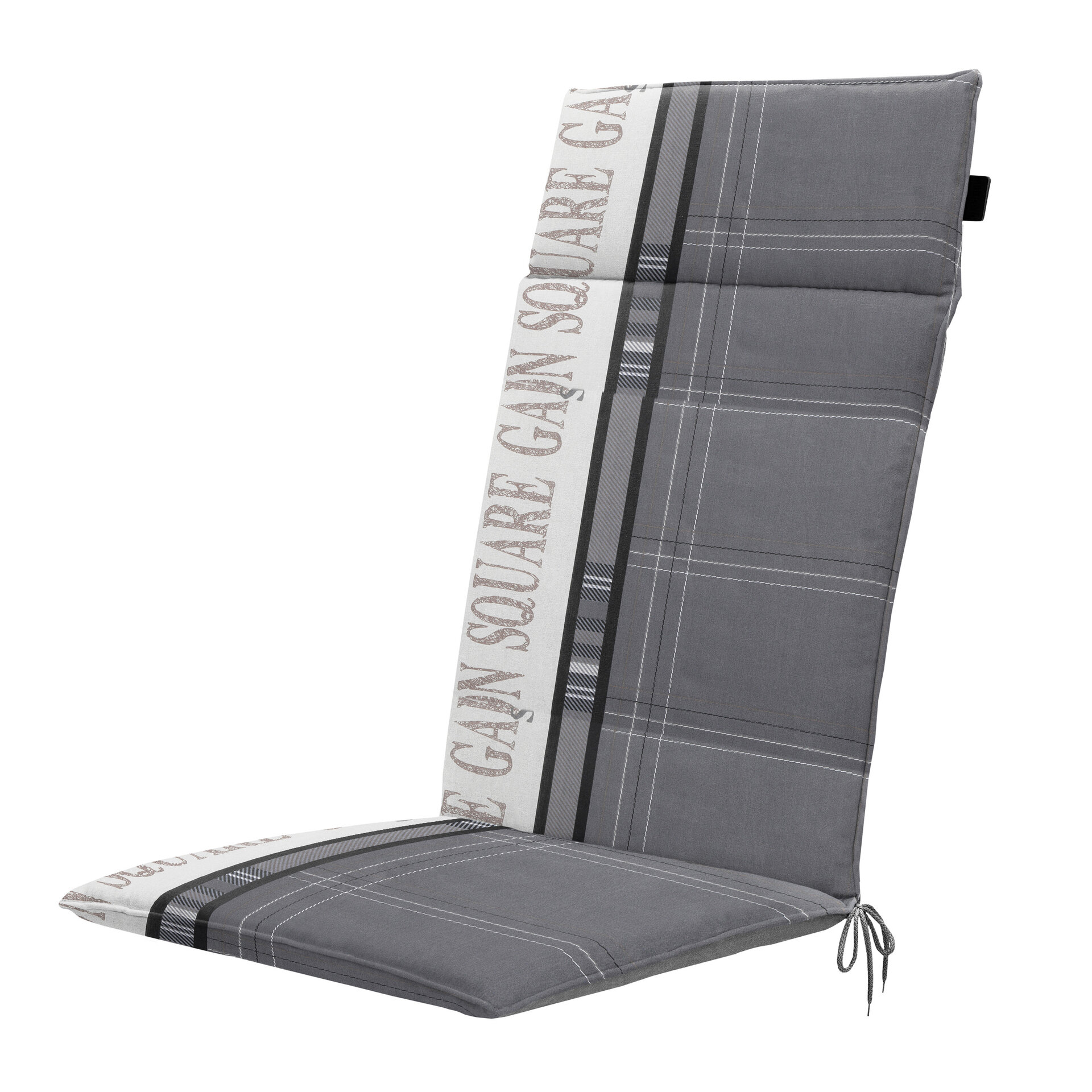 Kussen hoog universeel ca.120x50cm Madison garden grey 2 stuks