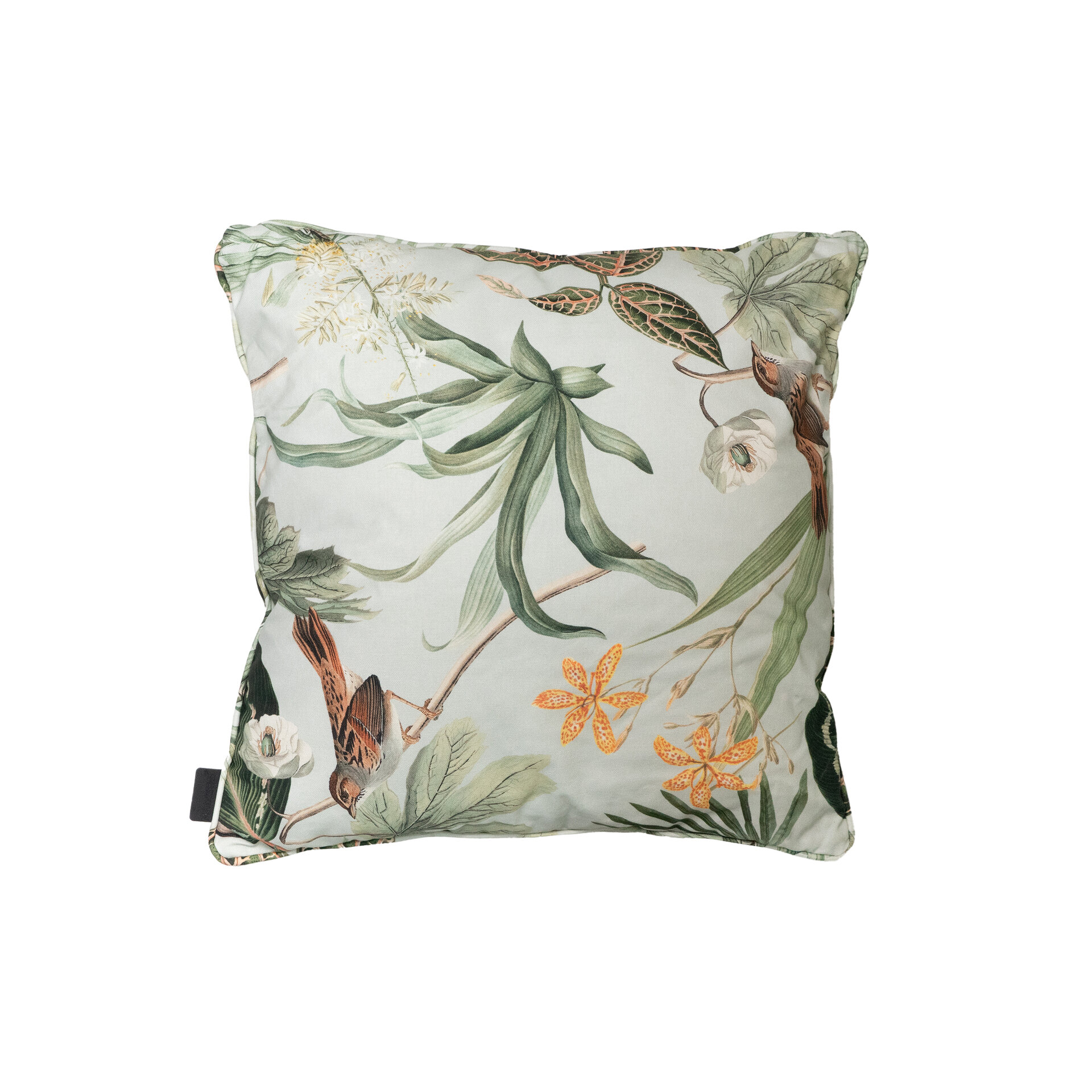 Sierkussen paspel ca.50x50cm Outdoor+ Grasse green 2 stuks