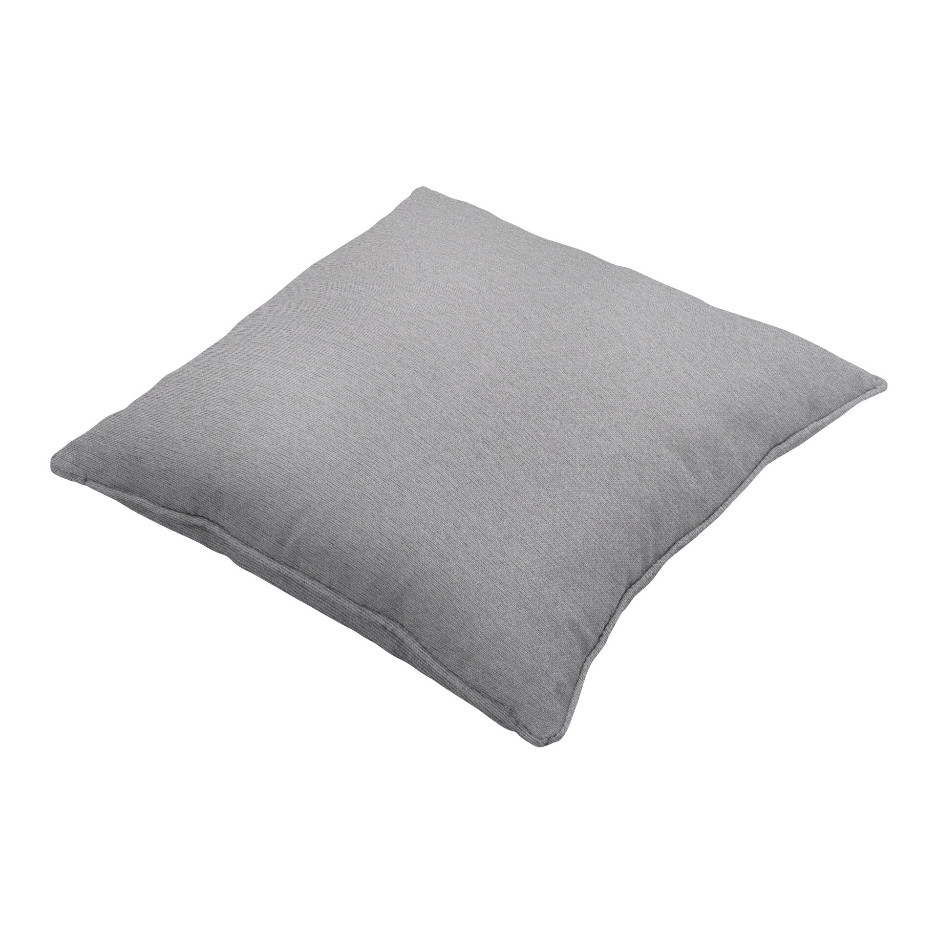 Sierkussen paspel ca.50x50cm Outdoor WR Napels grey 2 stuks