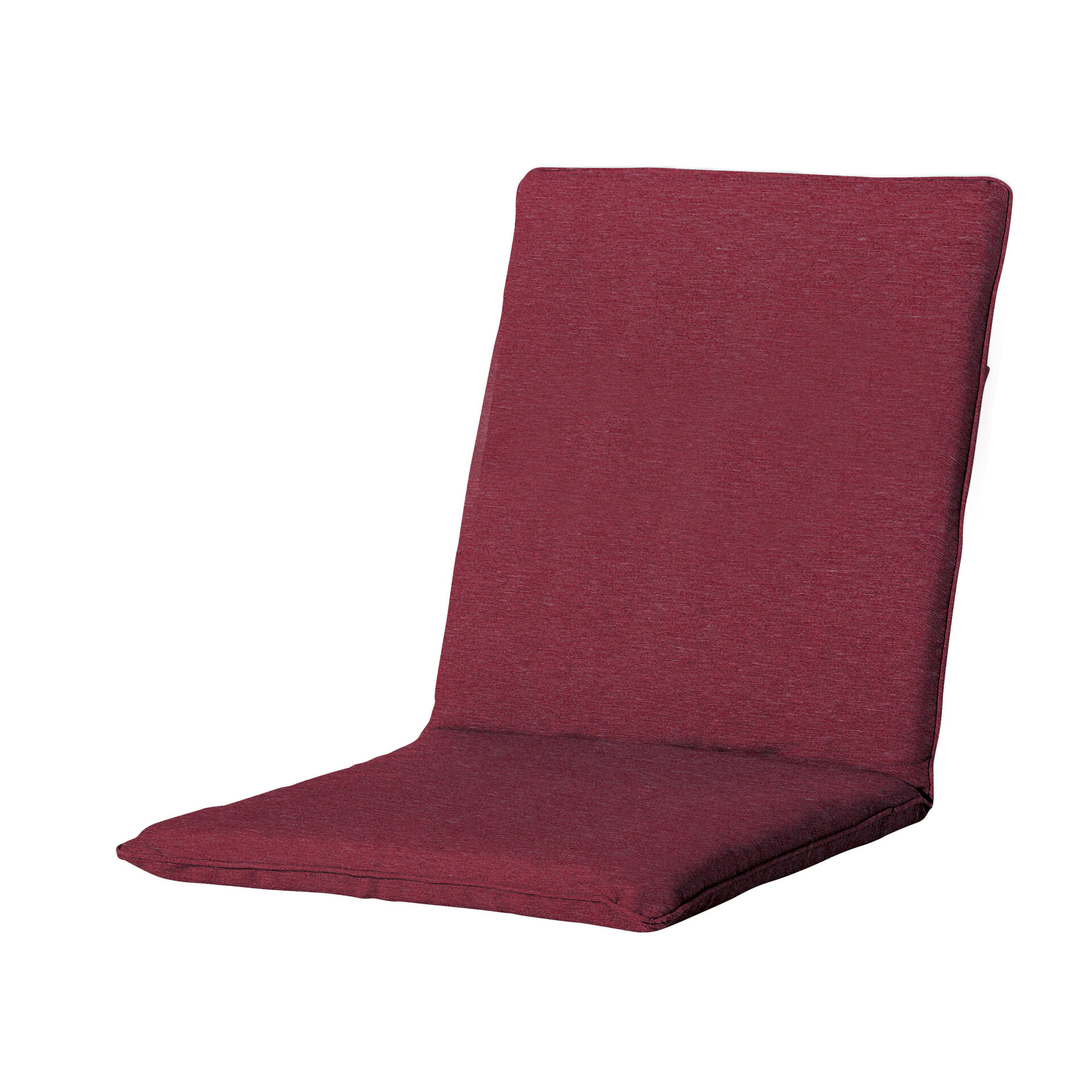 Stapelstoel kussen ca.97x49cm Panama bordeaux 2 stuks
