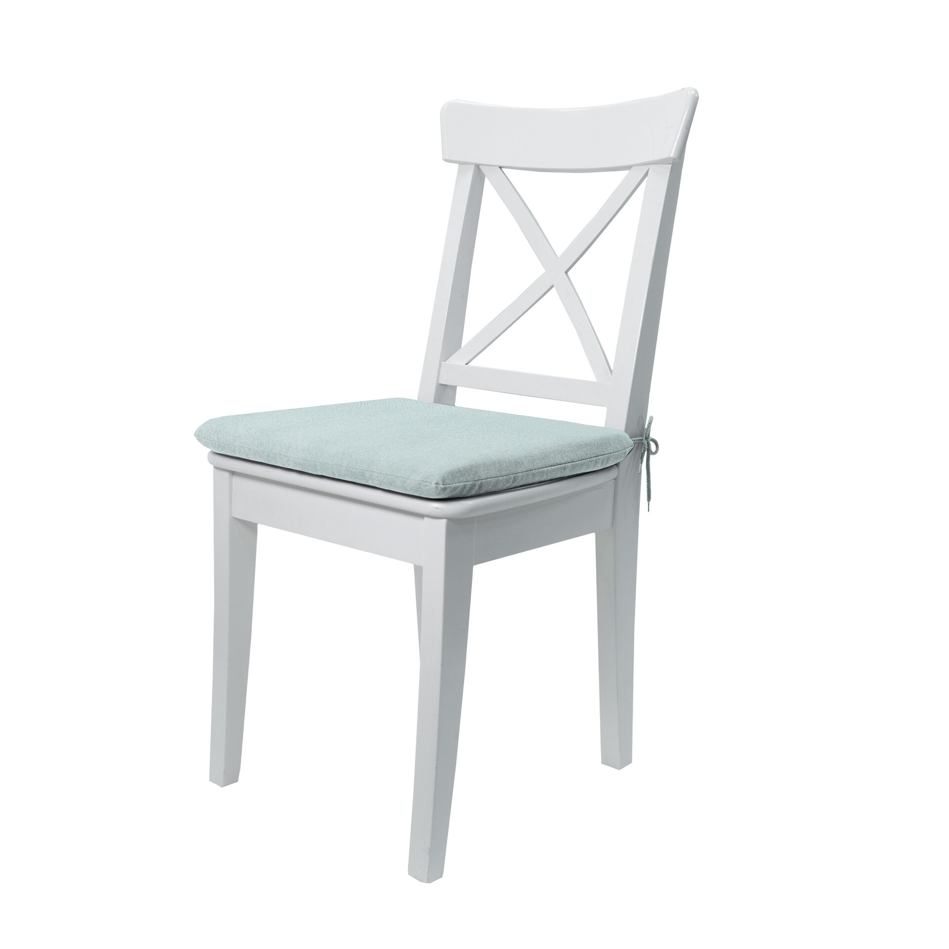 Zitje universeel rits ca.40x40cm Outdoor WR Napels azure 2 stuks