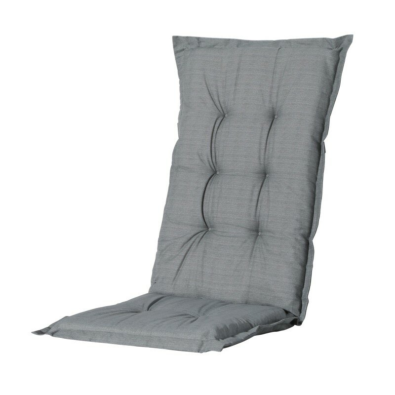 Kussen hoge rug ca.123x50cm Basic grey 2 stuks