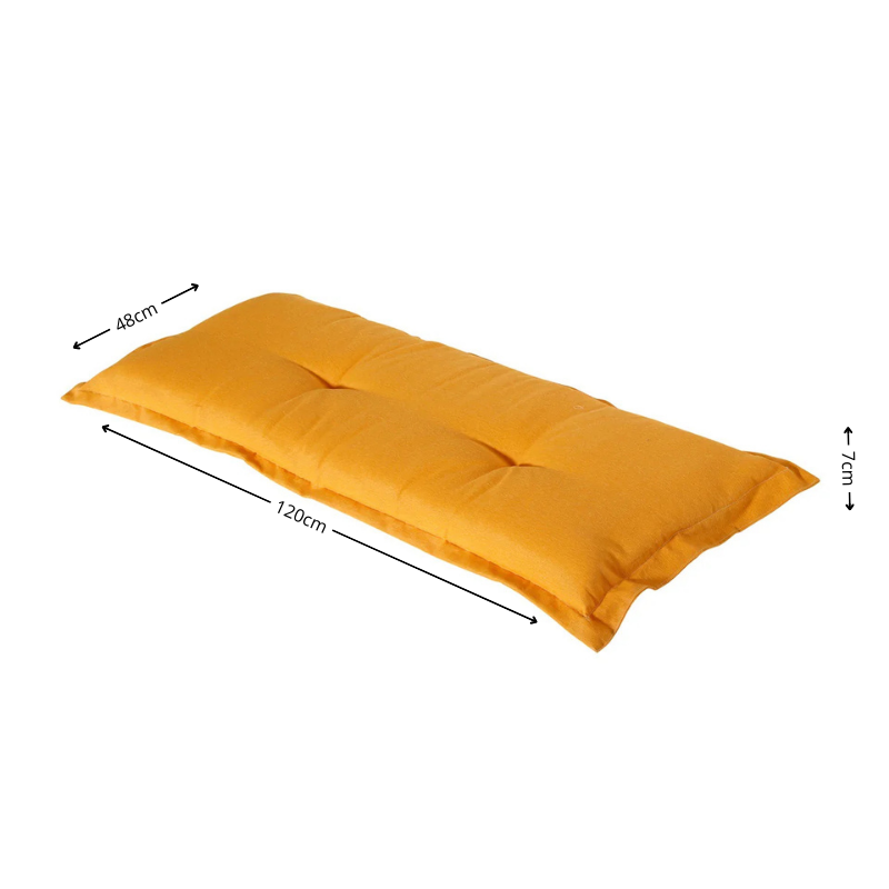 Bankkussen ca.120x48cm Panama golden glow